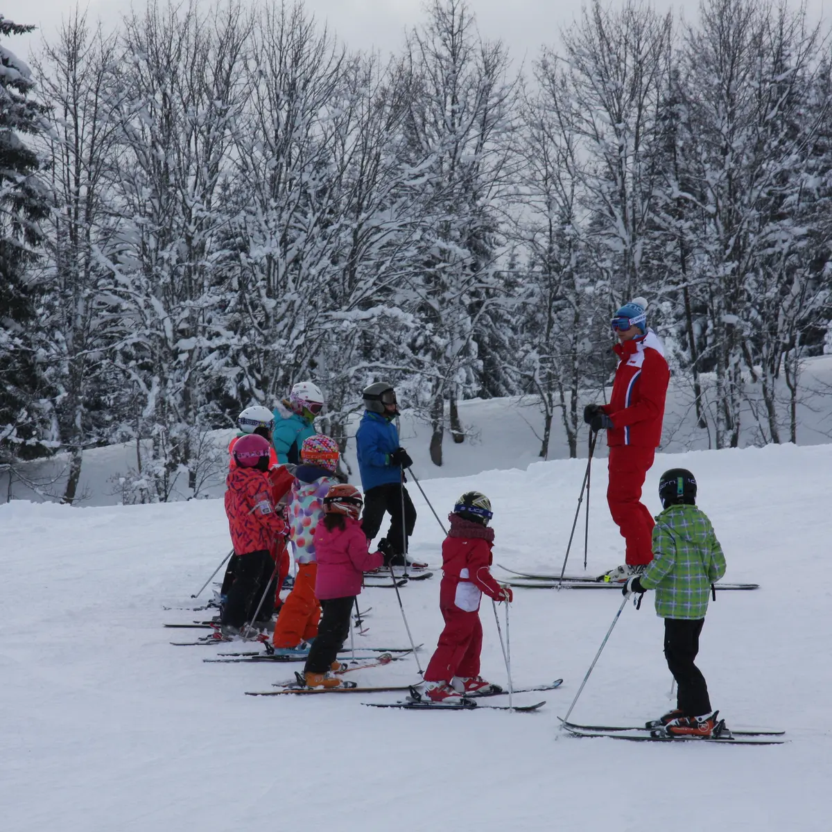 Cours sur pistes de ski