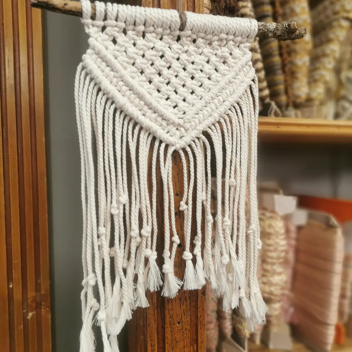 tenture en macramé