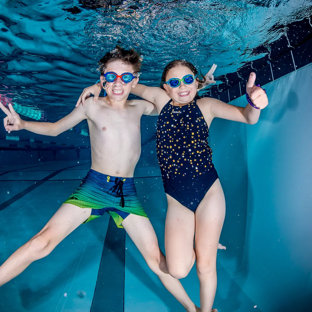 Cours de natation au Centre Aquasportif de Val d'Isère