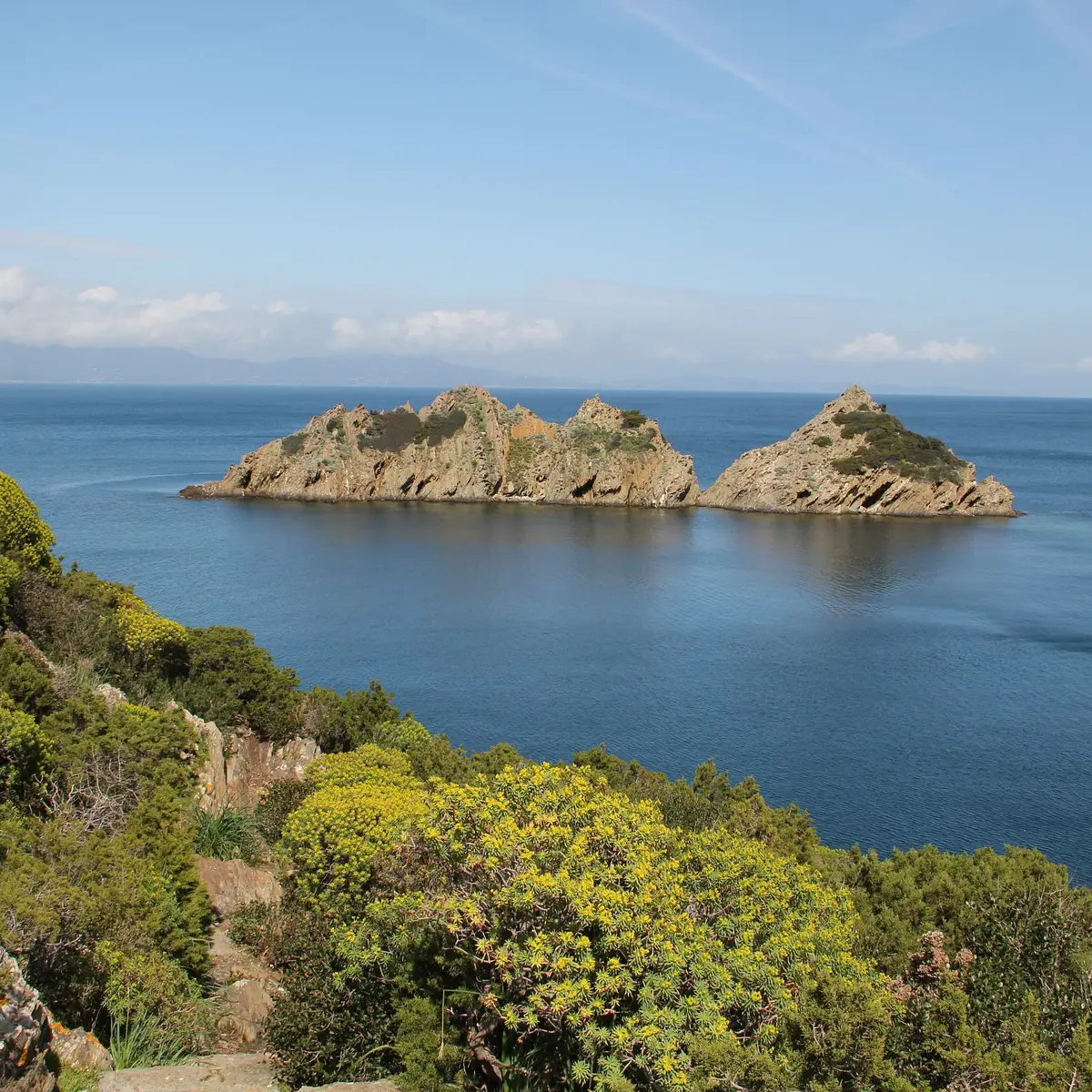 Ilot du Rascas vu du Sentier des Plantes