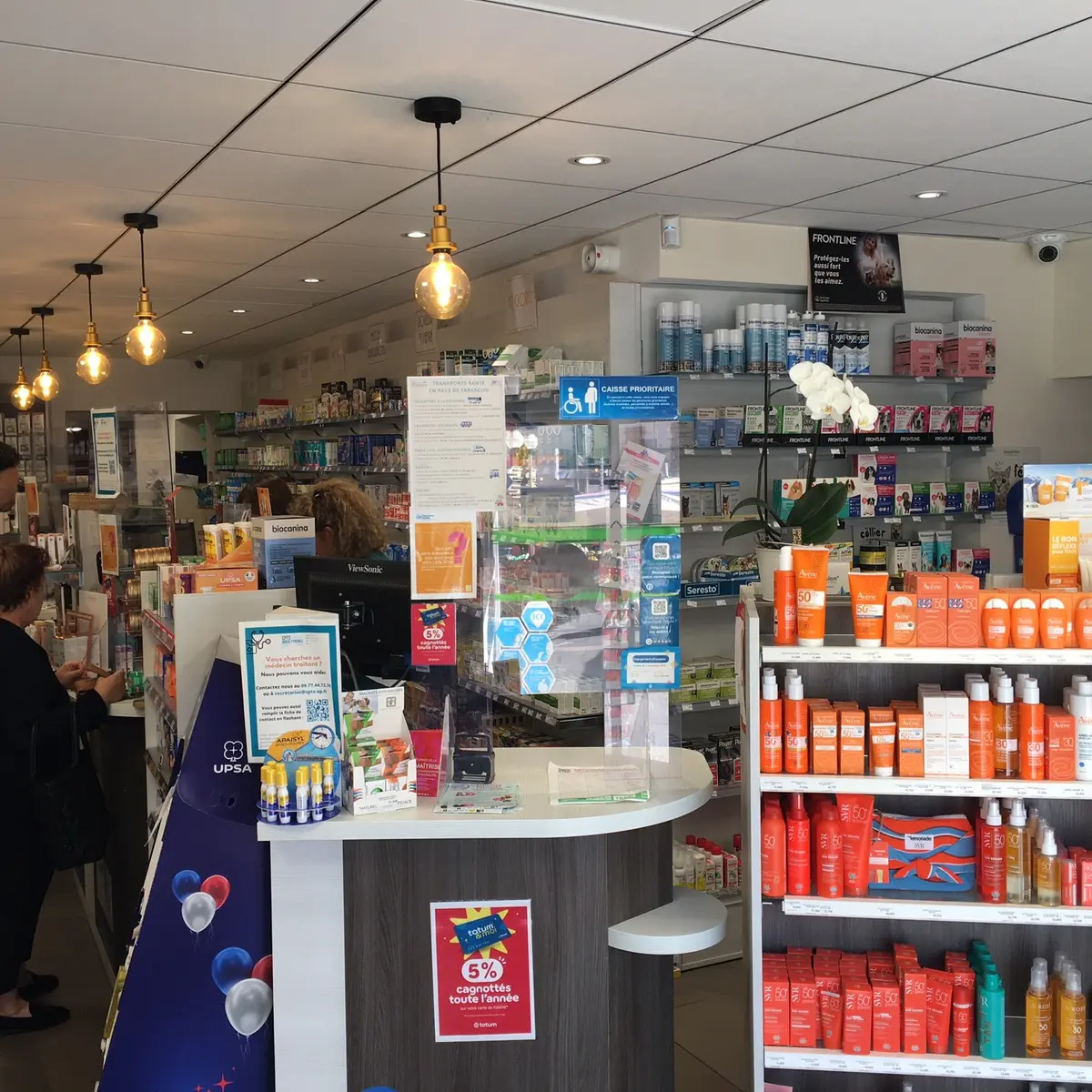L'accueil de la pharmacie