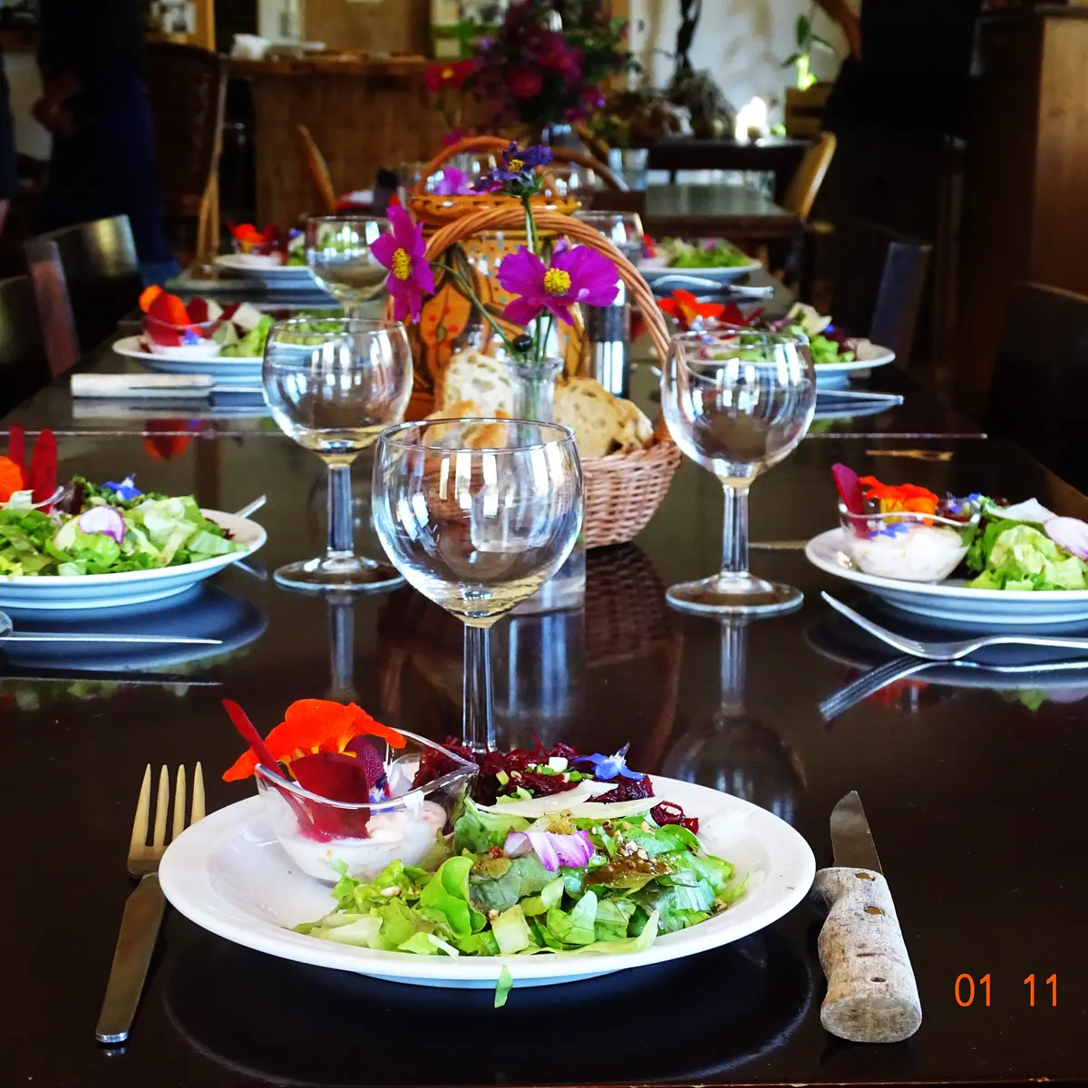 Repas à La Salamandre