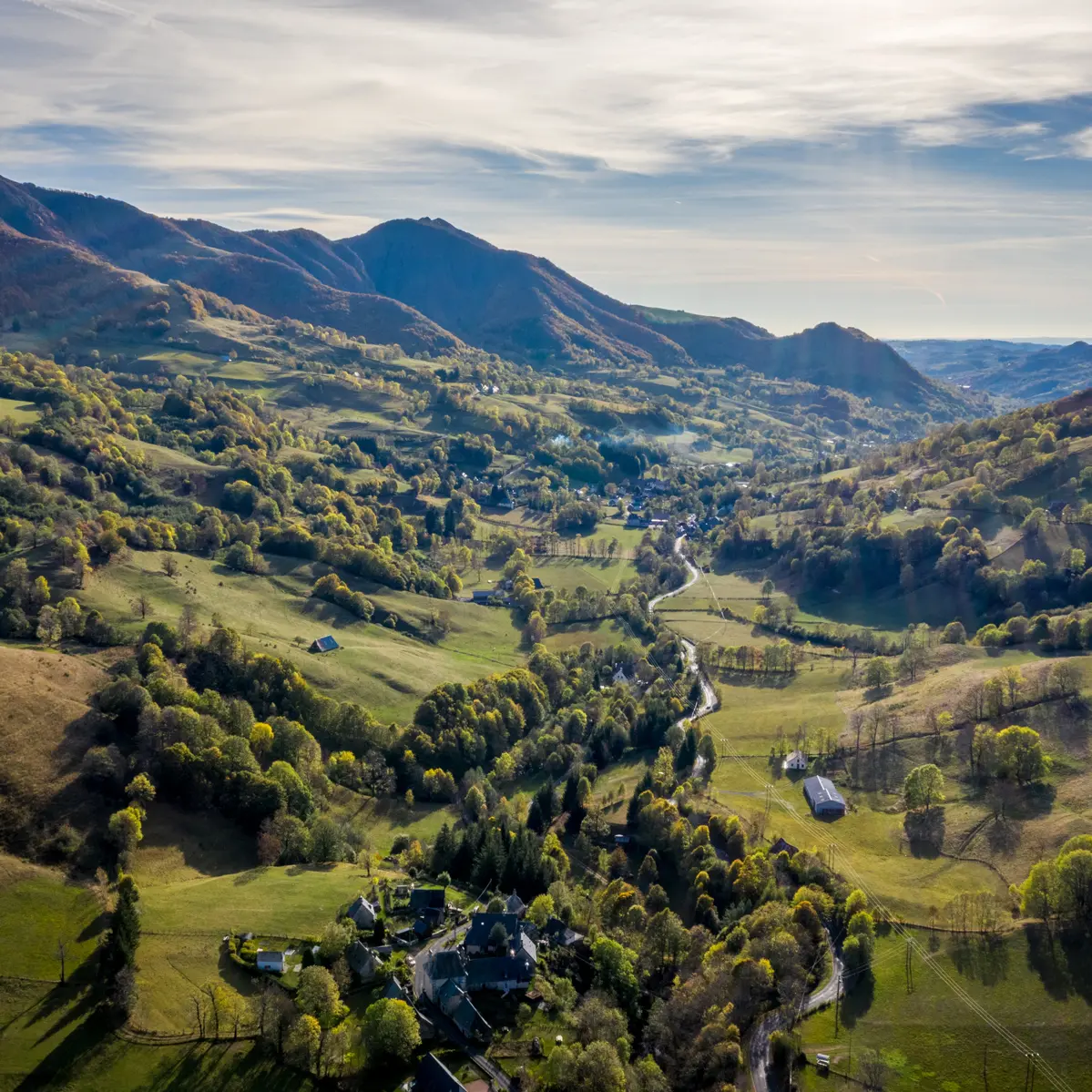 Vue sur les Monts du Cantal