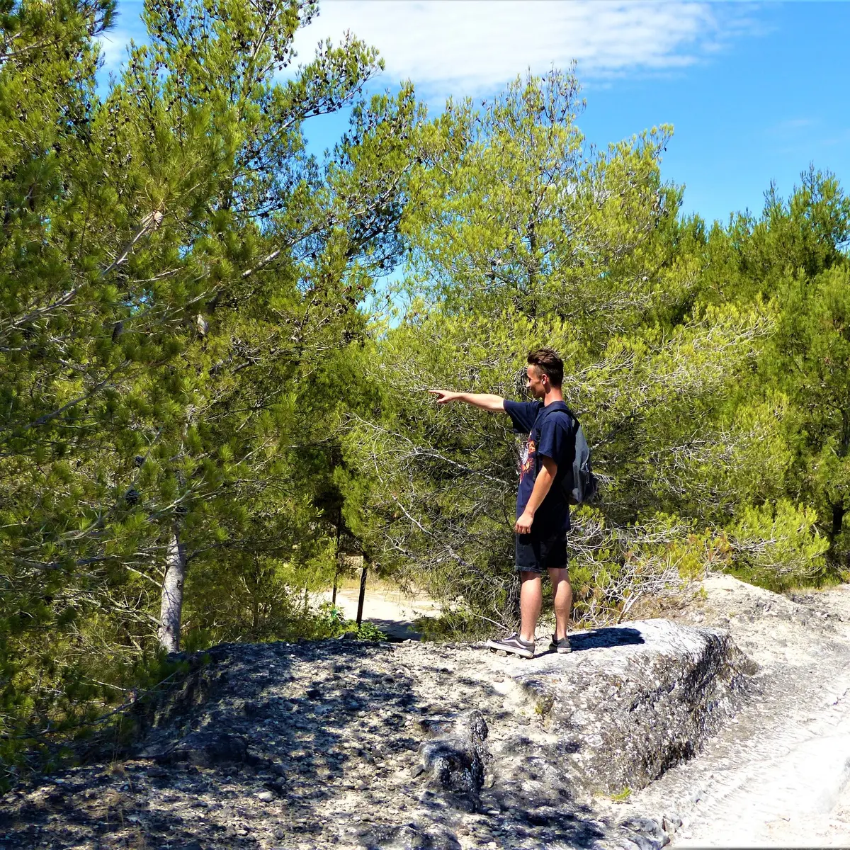 Aux abords de la carrière