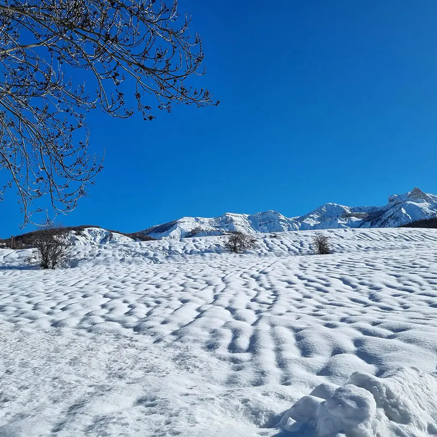 Parcours raquettes de Vacheresse