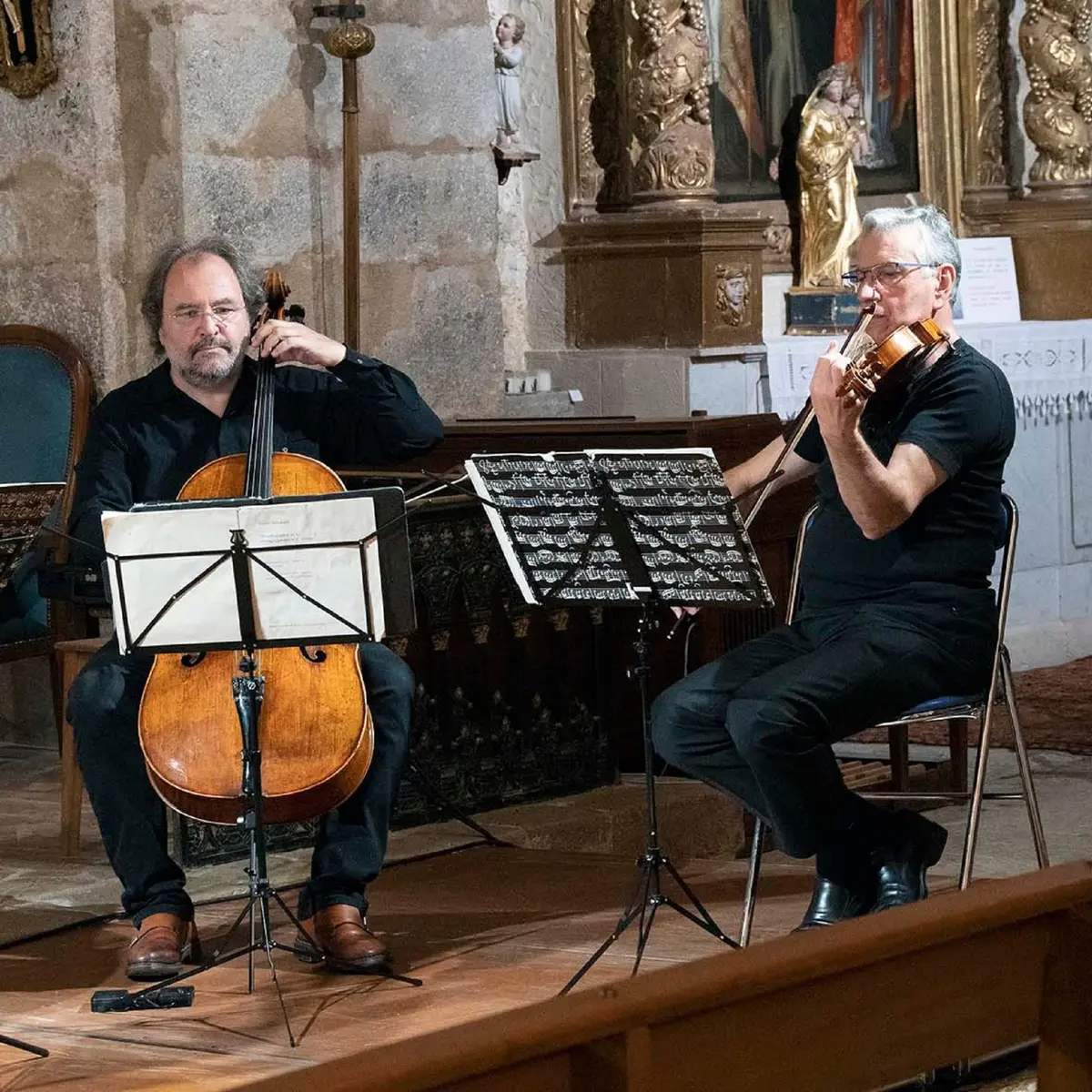 Frédéric Audibert au violoncelle