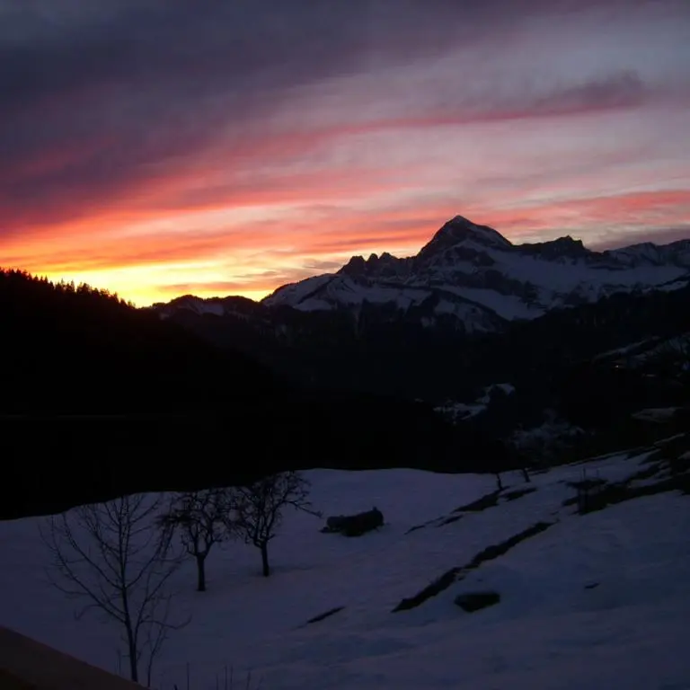 Sunset from the room