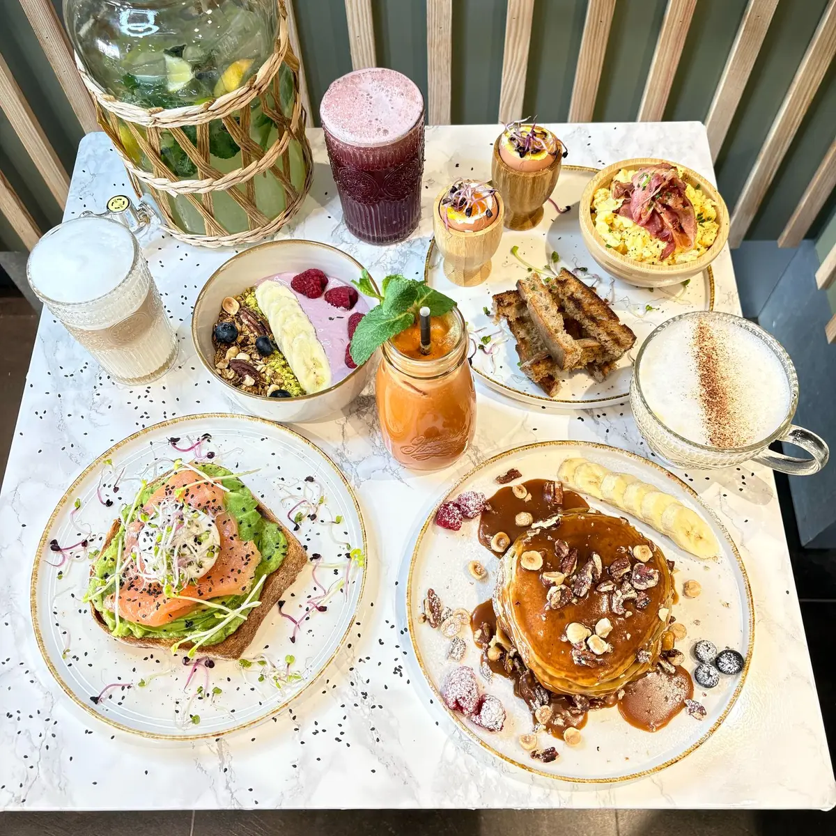 Tous les jours 9h à 15h formule brunch à 22€