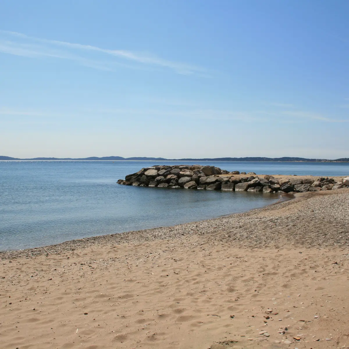 Plage du Ceinturon à Hyères