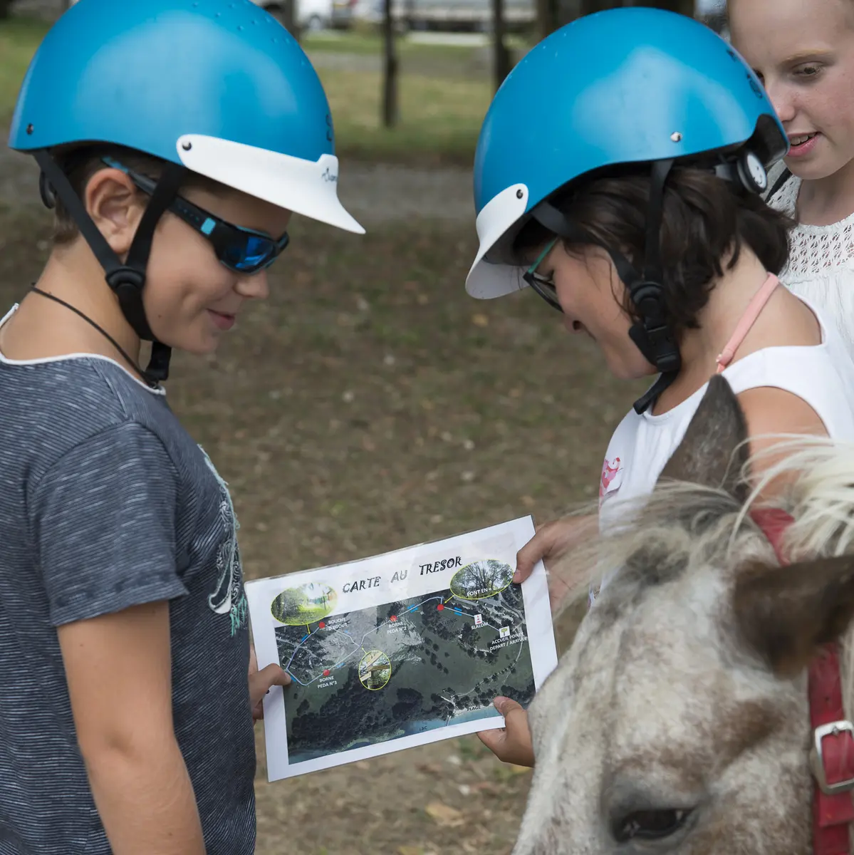 Chasse aux trésors à Poney