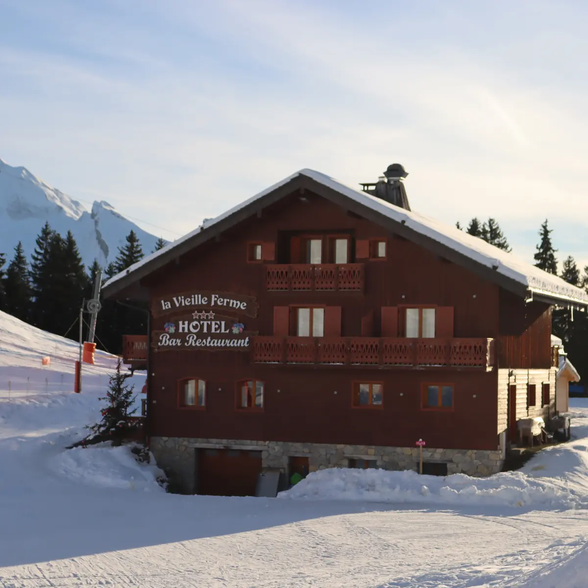 Hôtel La Vieille Ferme *** en hiver