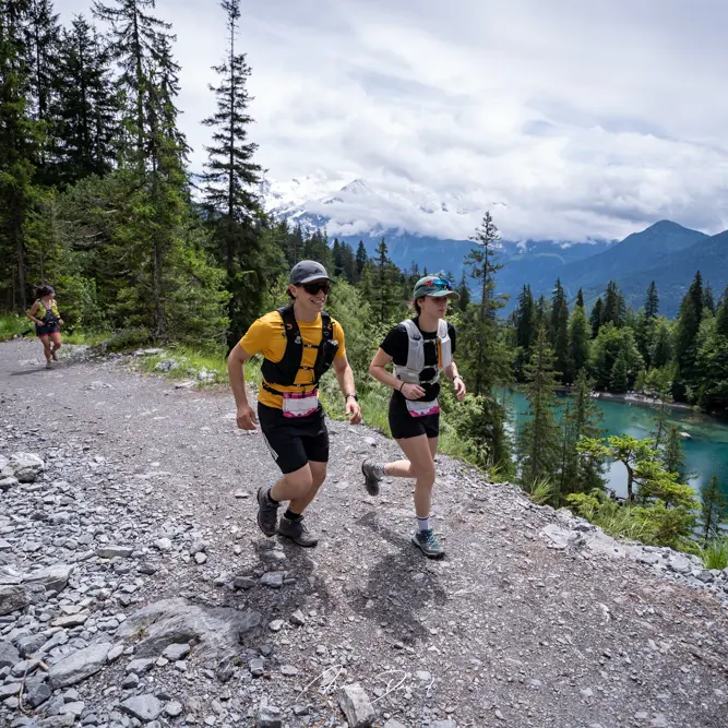 Duo des Fiz 2024 - Passage au-dessus du Lac Vert