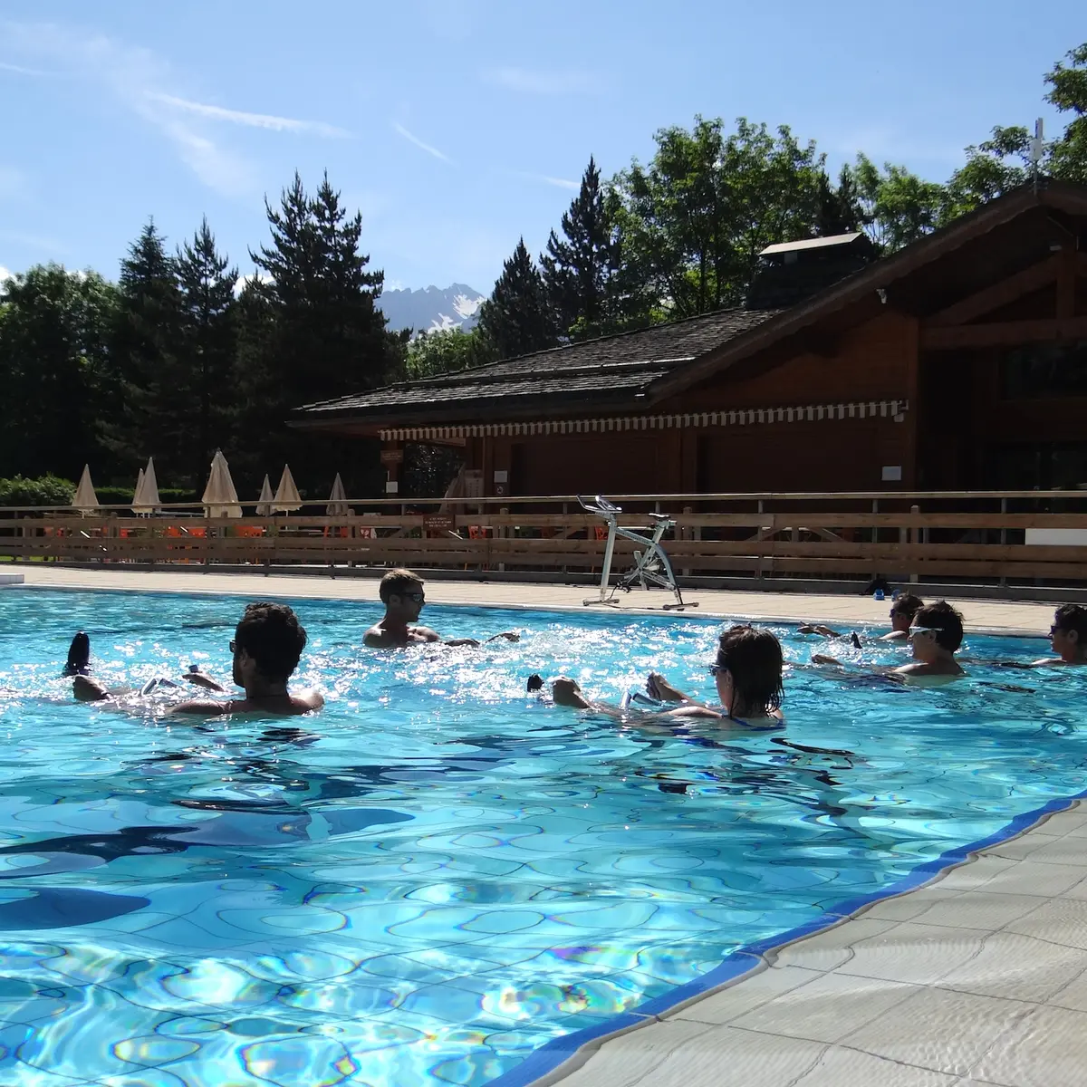 Aquabike piscine Le Grand-Bornand