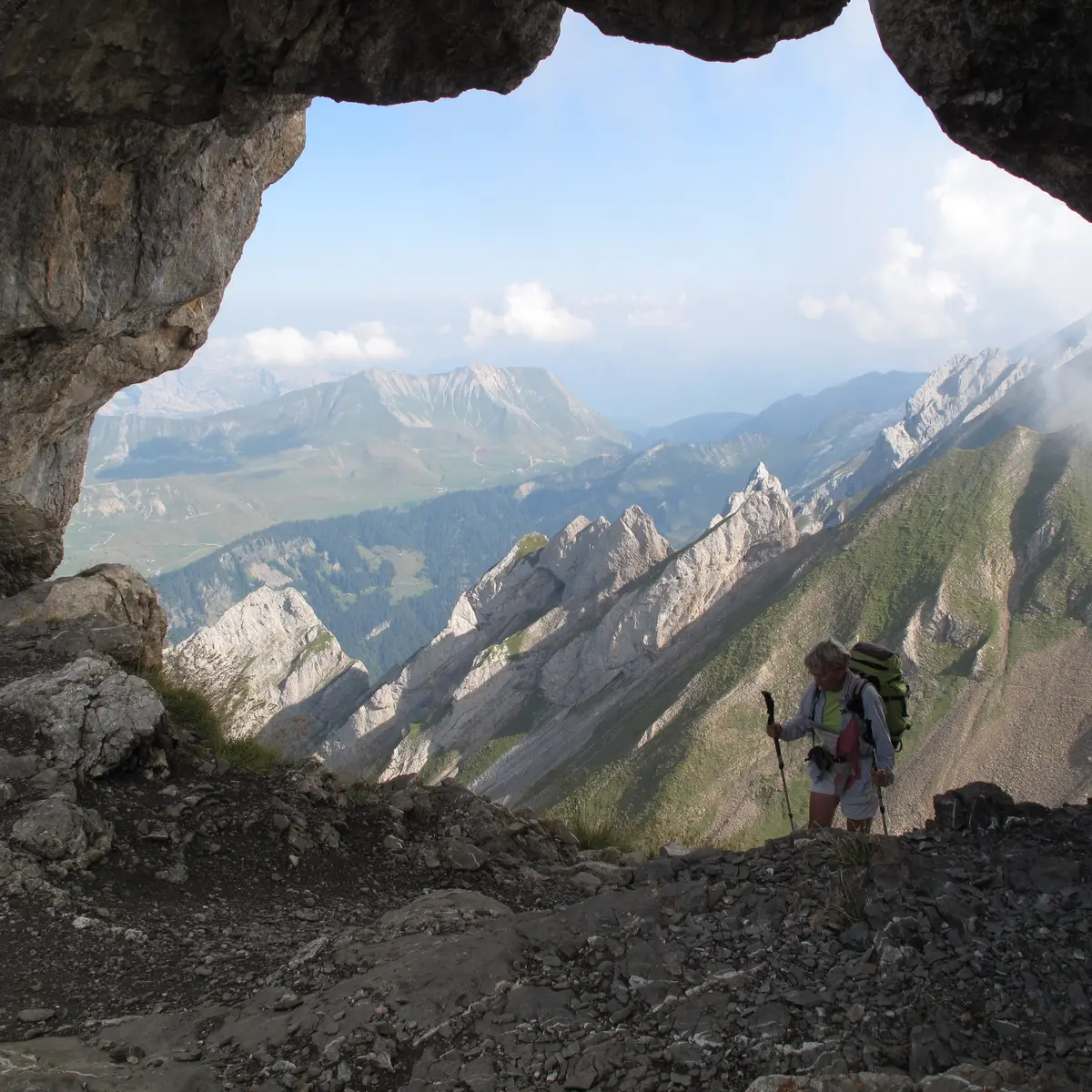 Arrivée au Tour de la Mouche