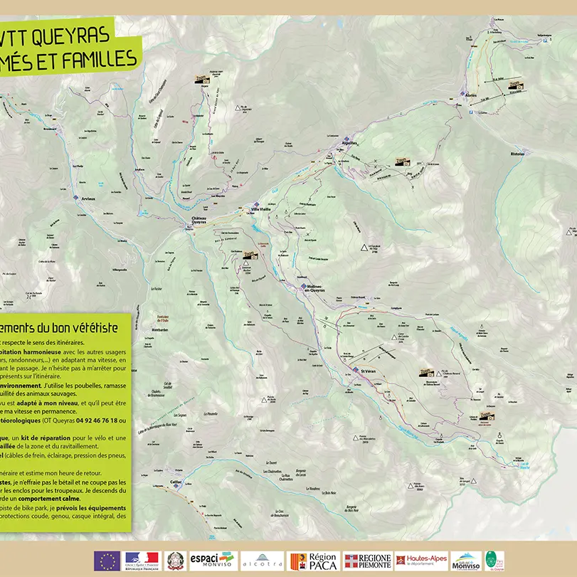 Carte globale circuits VTT