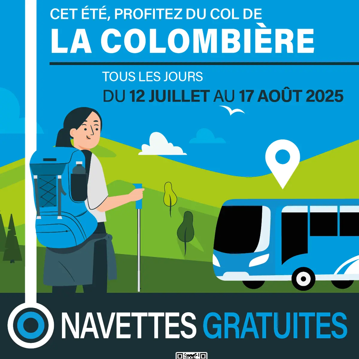 Free Col de la Colombière pass bus