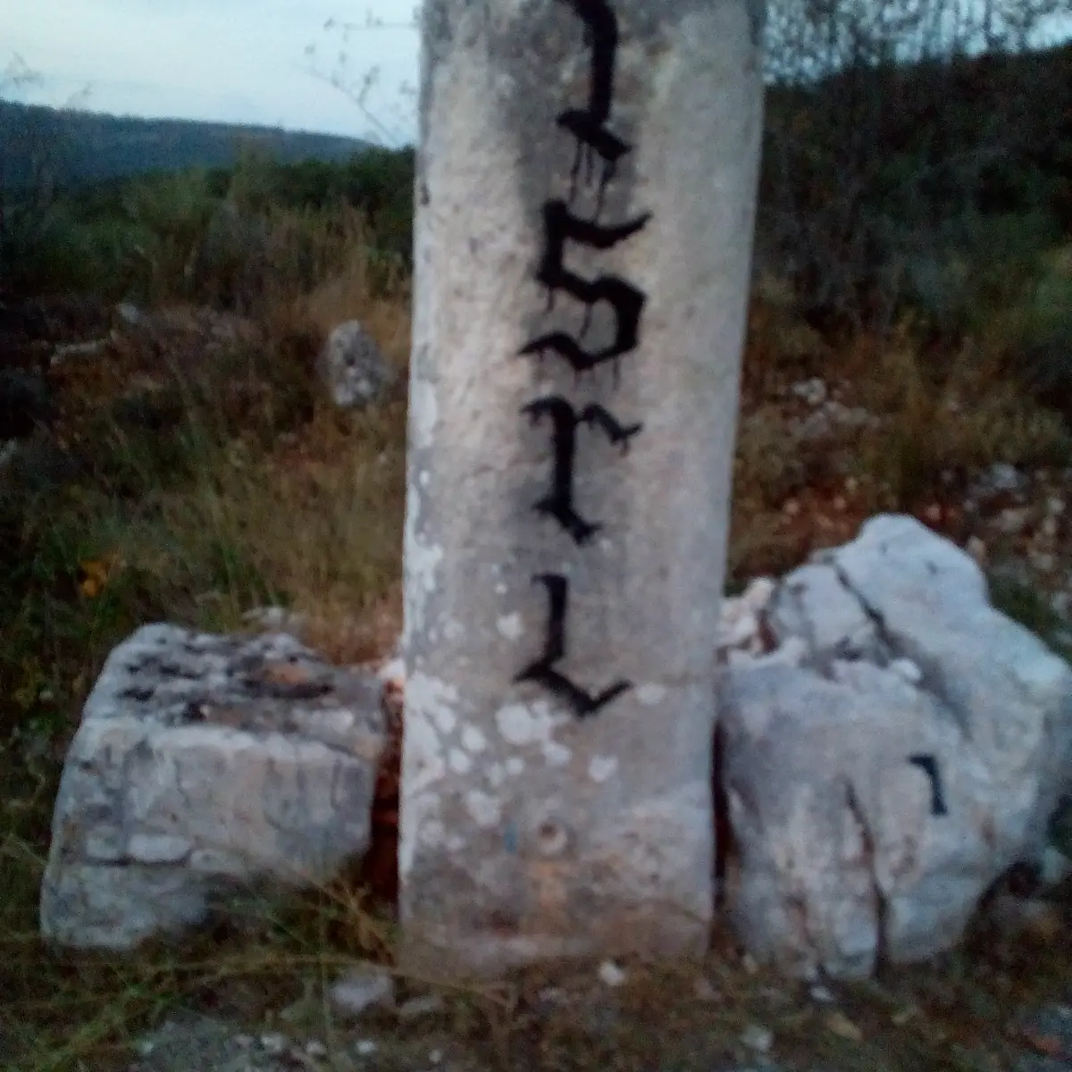 Borne miliaire Vérignon