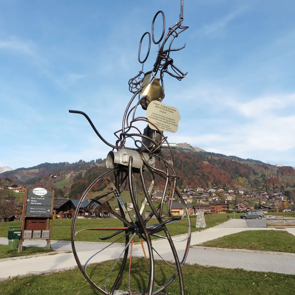 Art Vache : La Vache Tour de France