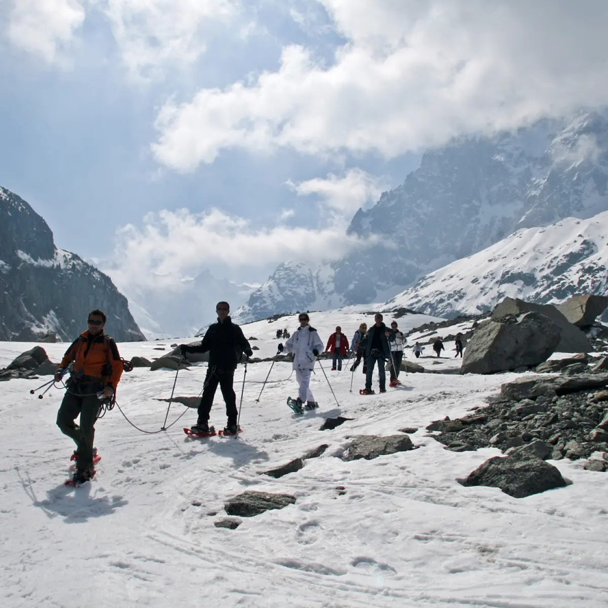 Raquette mer de glace