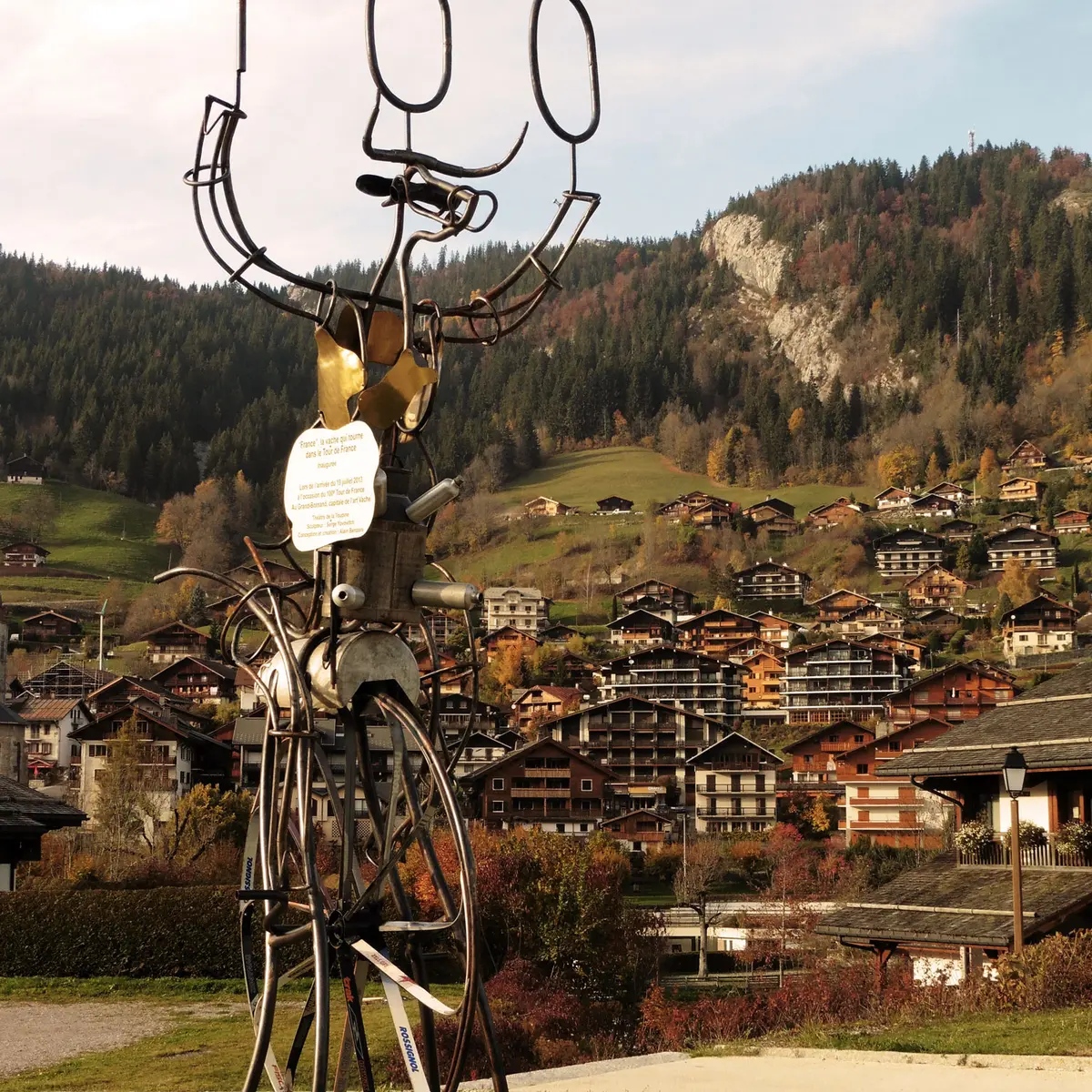 Art Vache : La Vache Tour de France