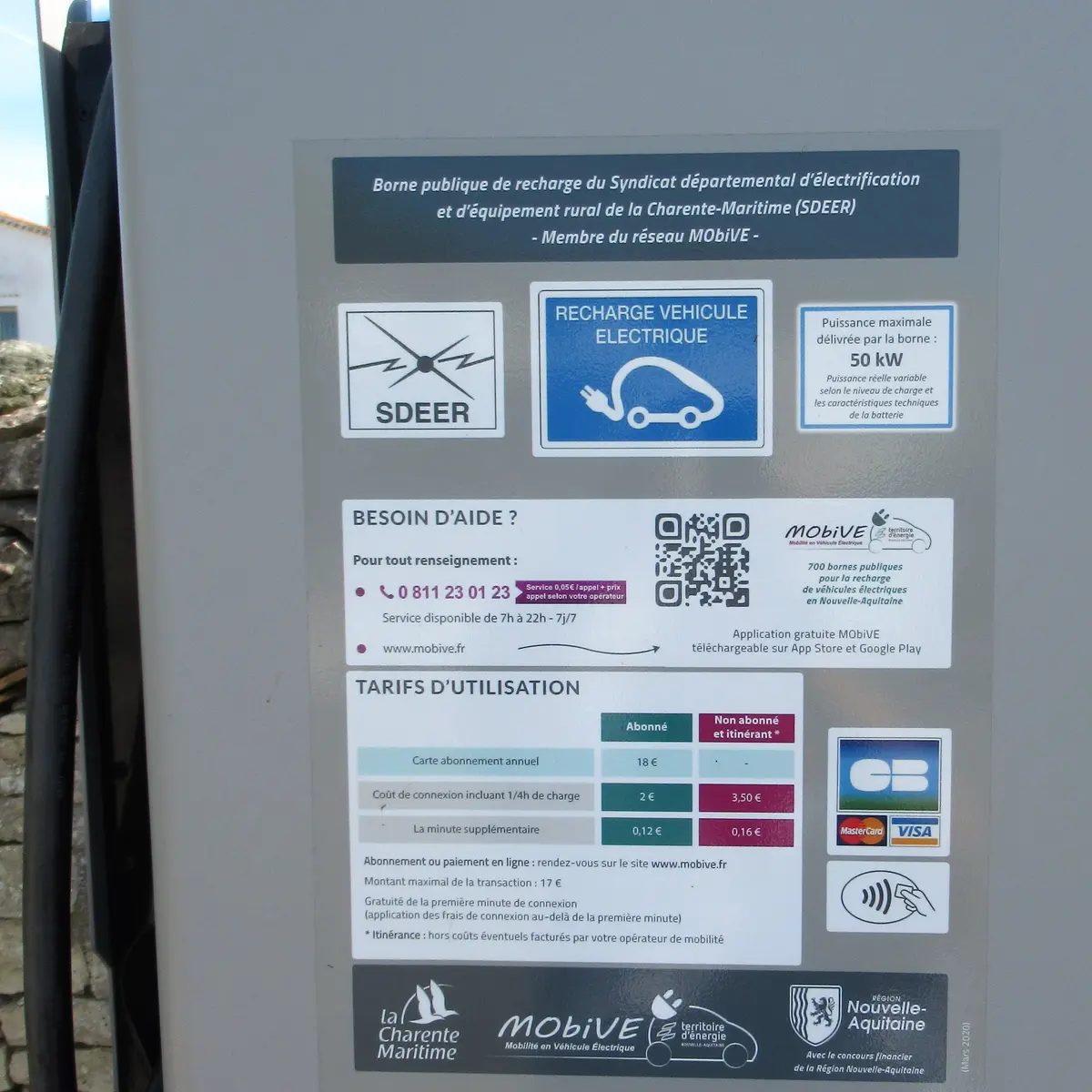 Borne recharge MObiVE
