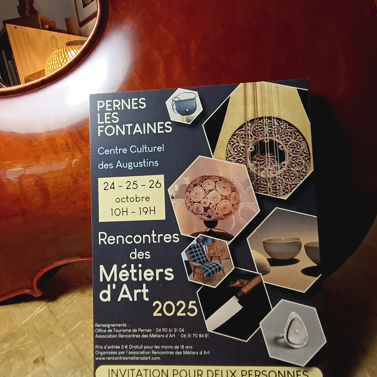 Participation au salon des métiers d'arts 2025 à Pernes Les Fontaines.