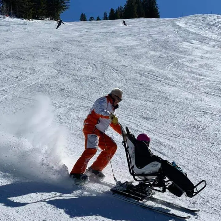 Handi Ski - Sortie domaine skiable Châtel