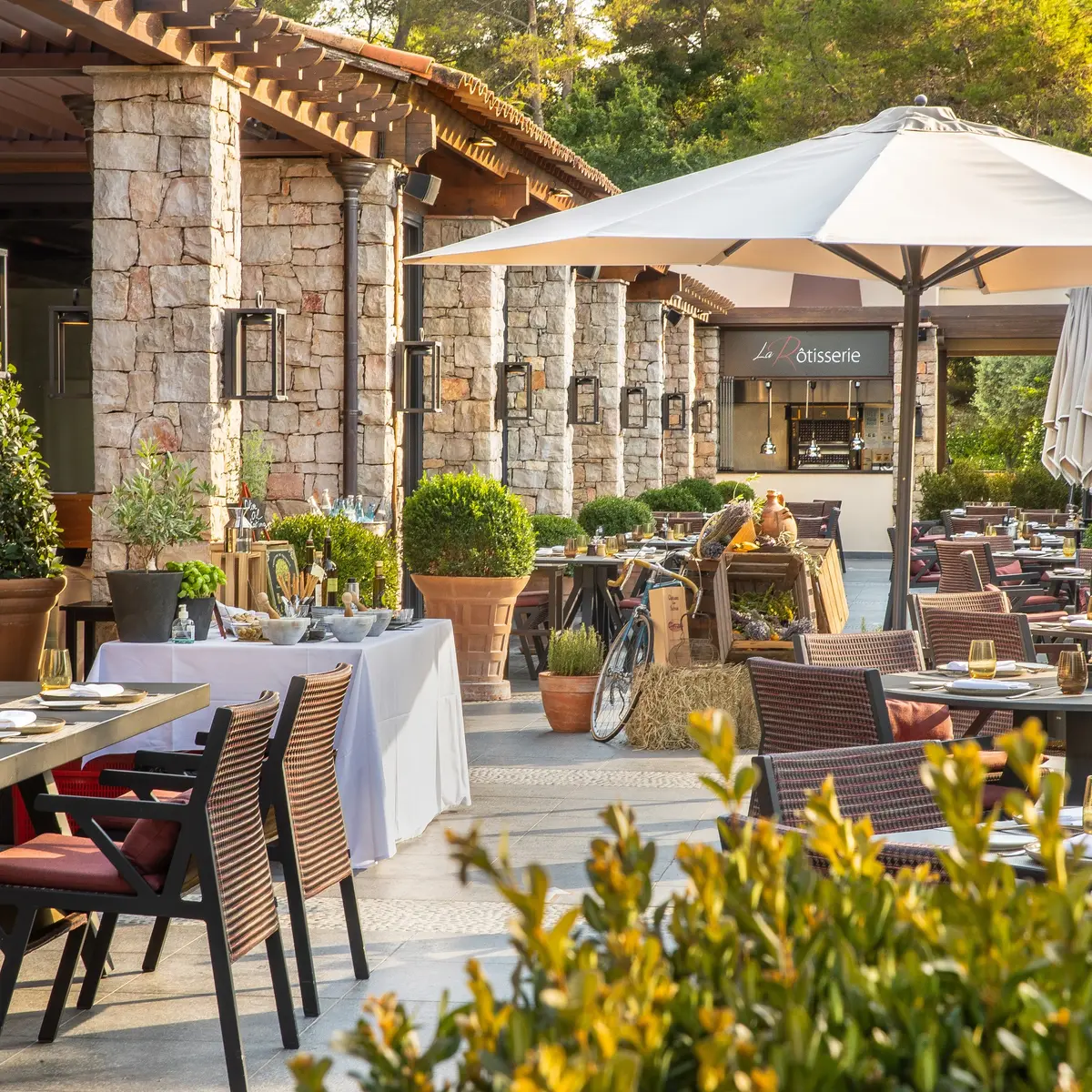 En terrasse