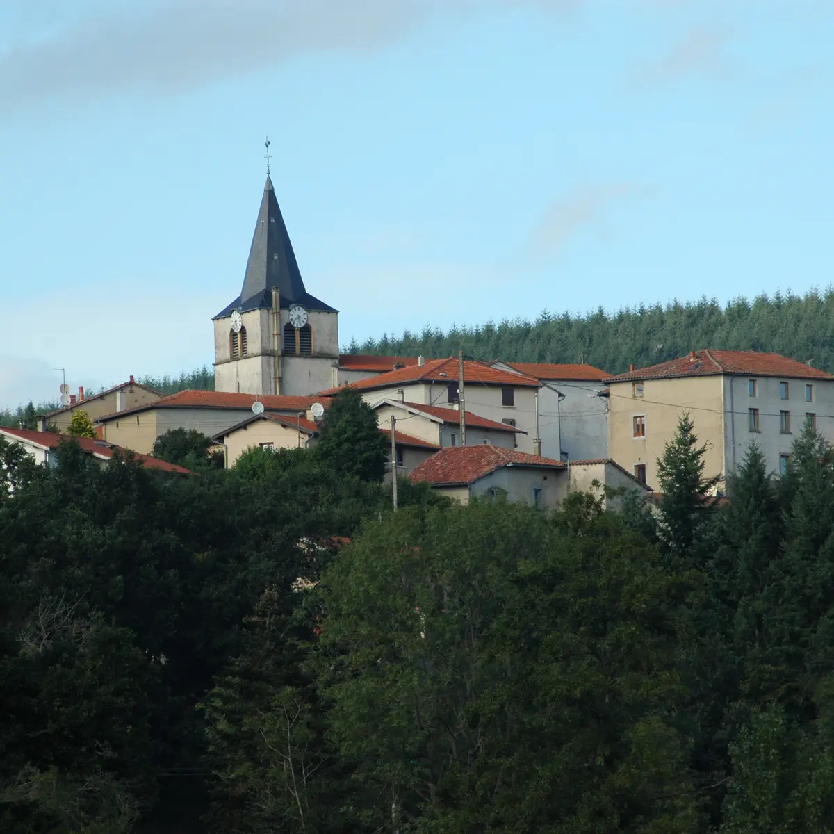 Vue sur le village