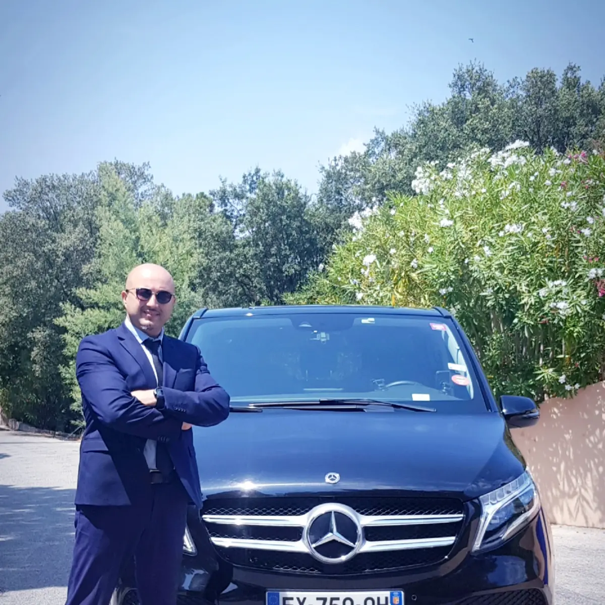 chauffeur avec van classe V Mercedes