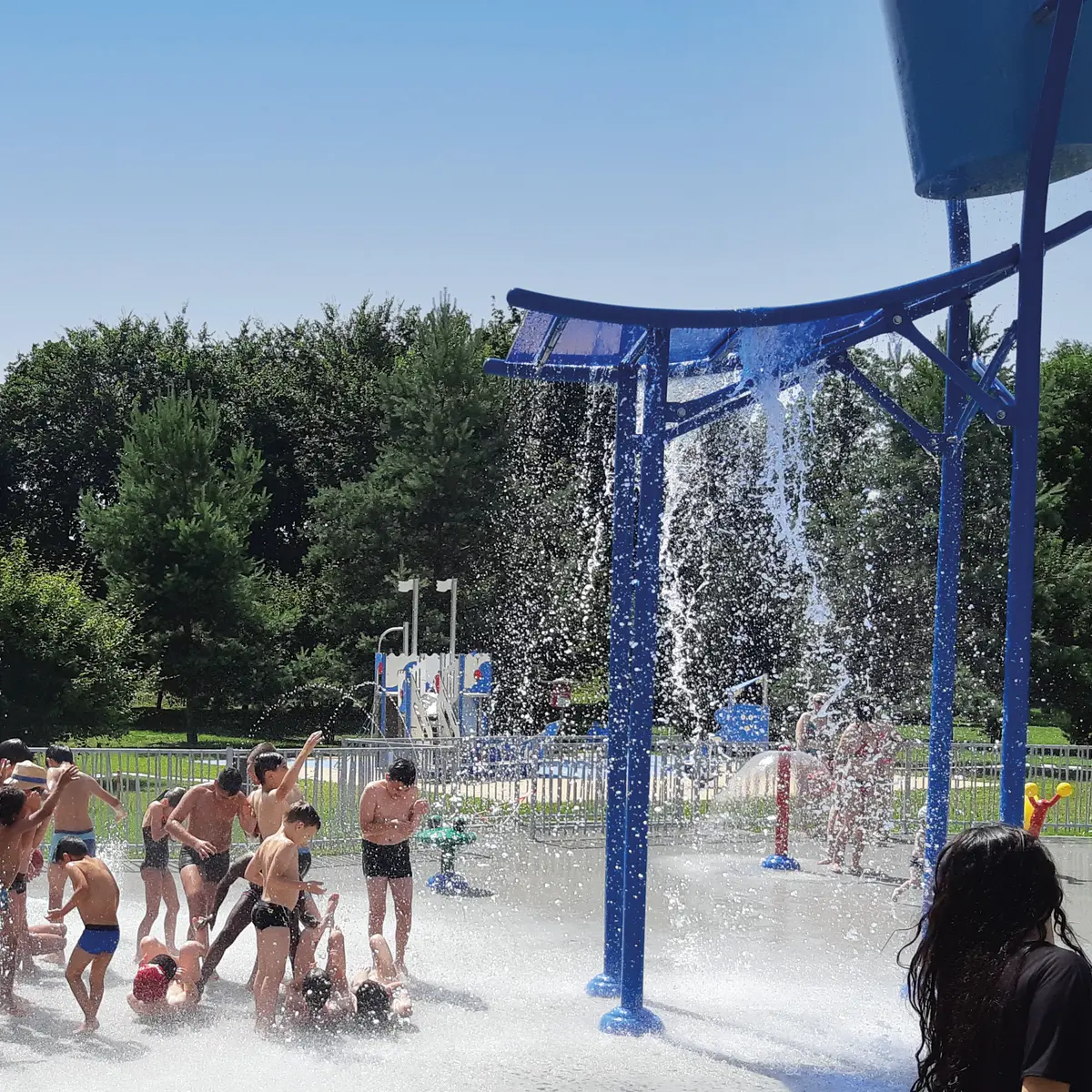 Jeu aquatique extérieur