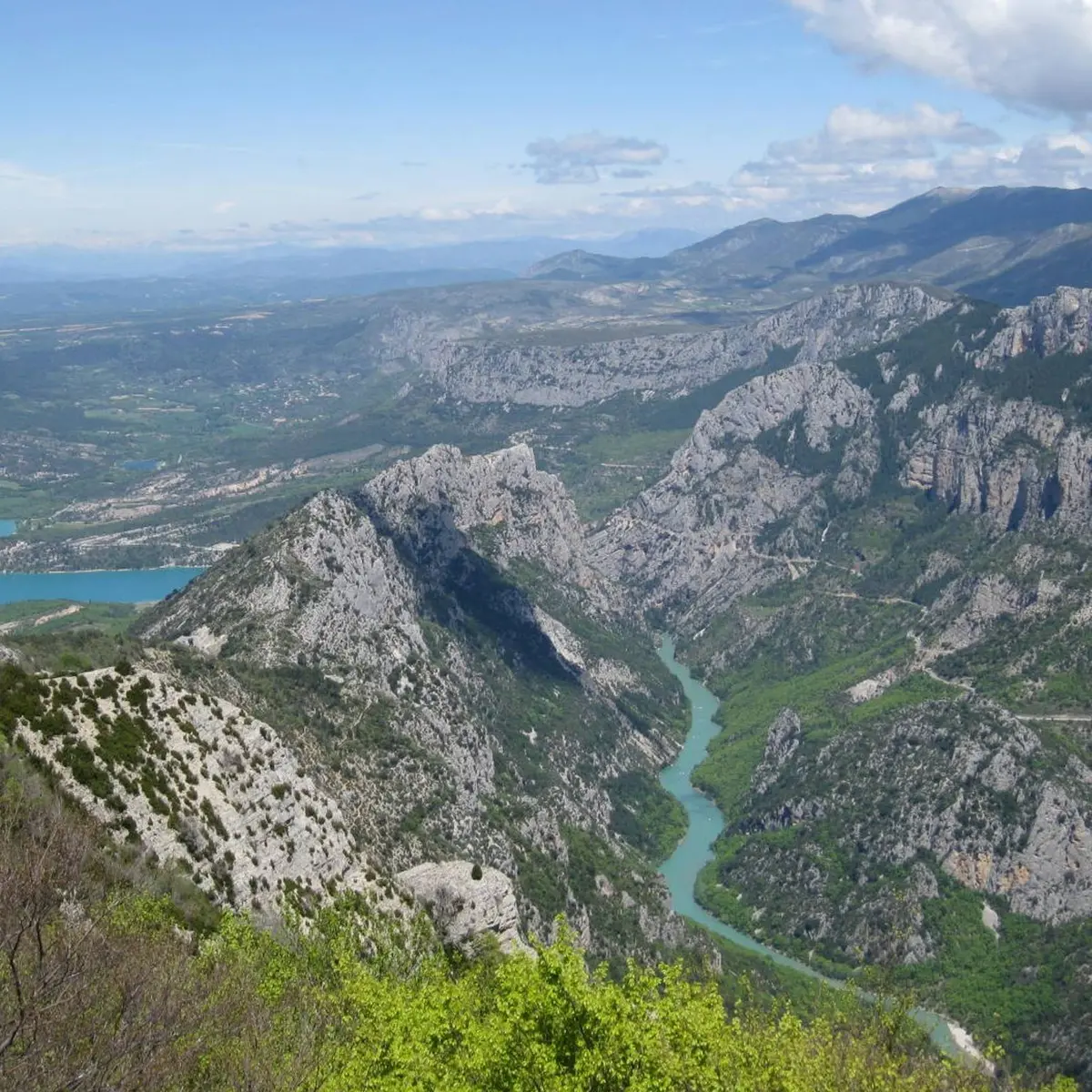 La sortie des grandes Gorges