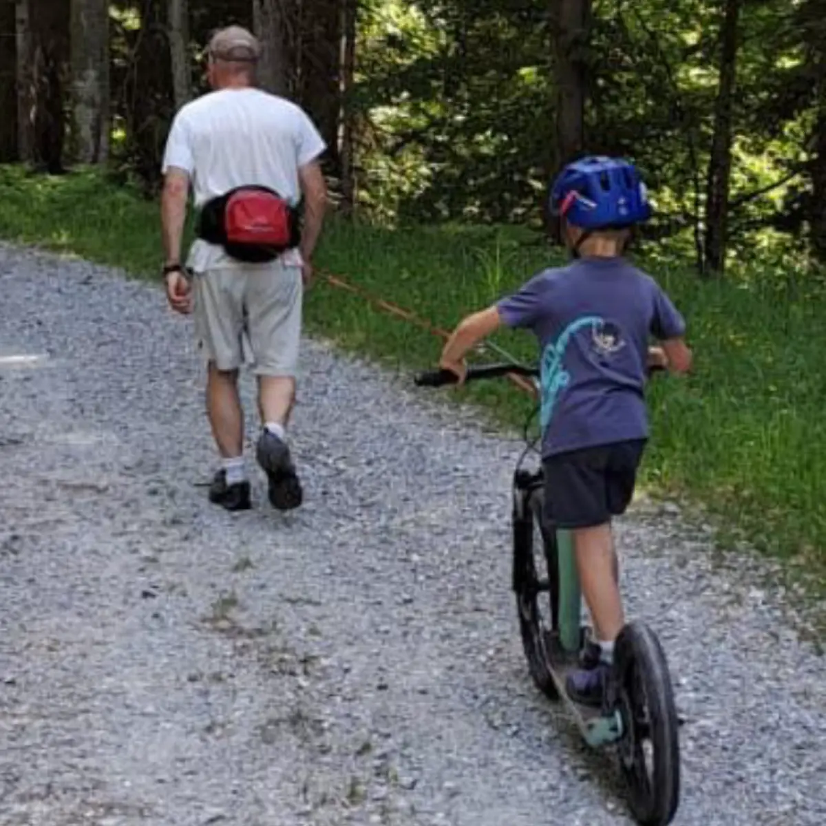 Hip pack footbike
