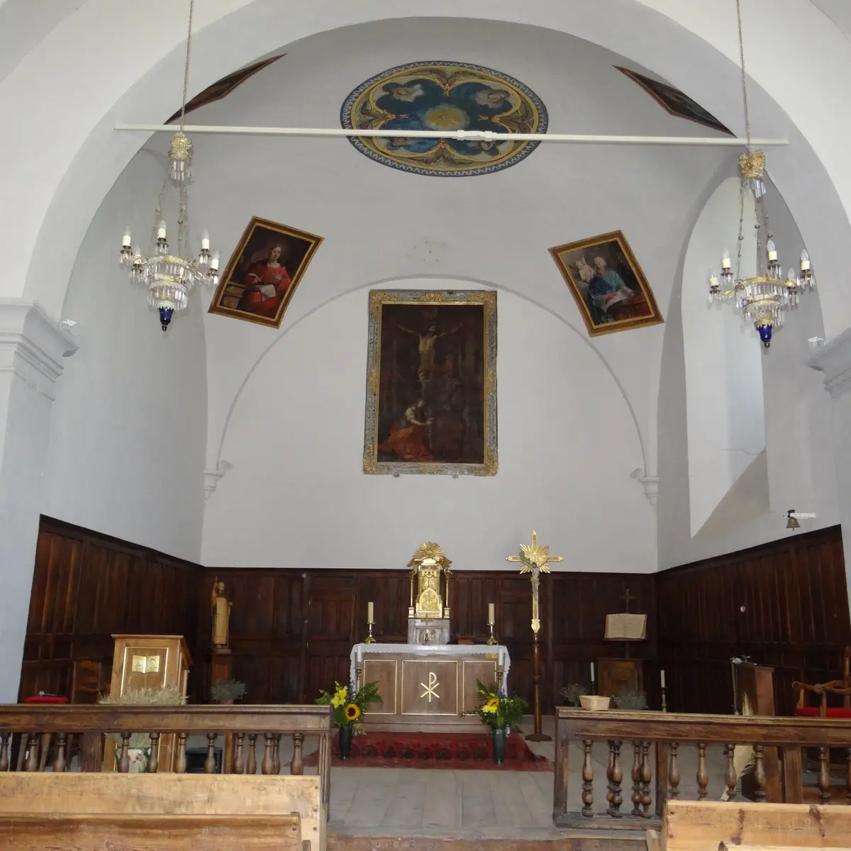 Eglise Sainte-Marie-Madeleine à Freissinières, le choeur