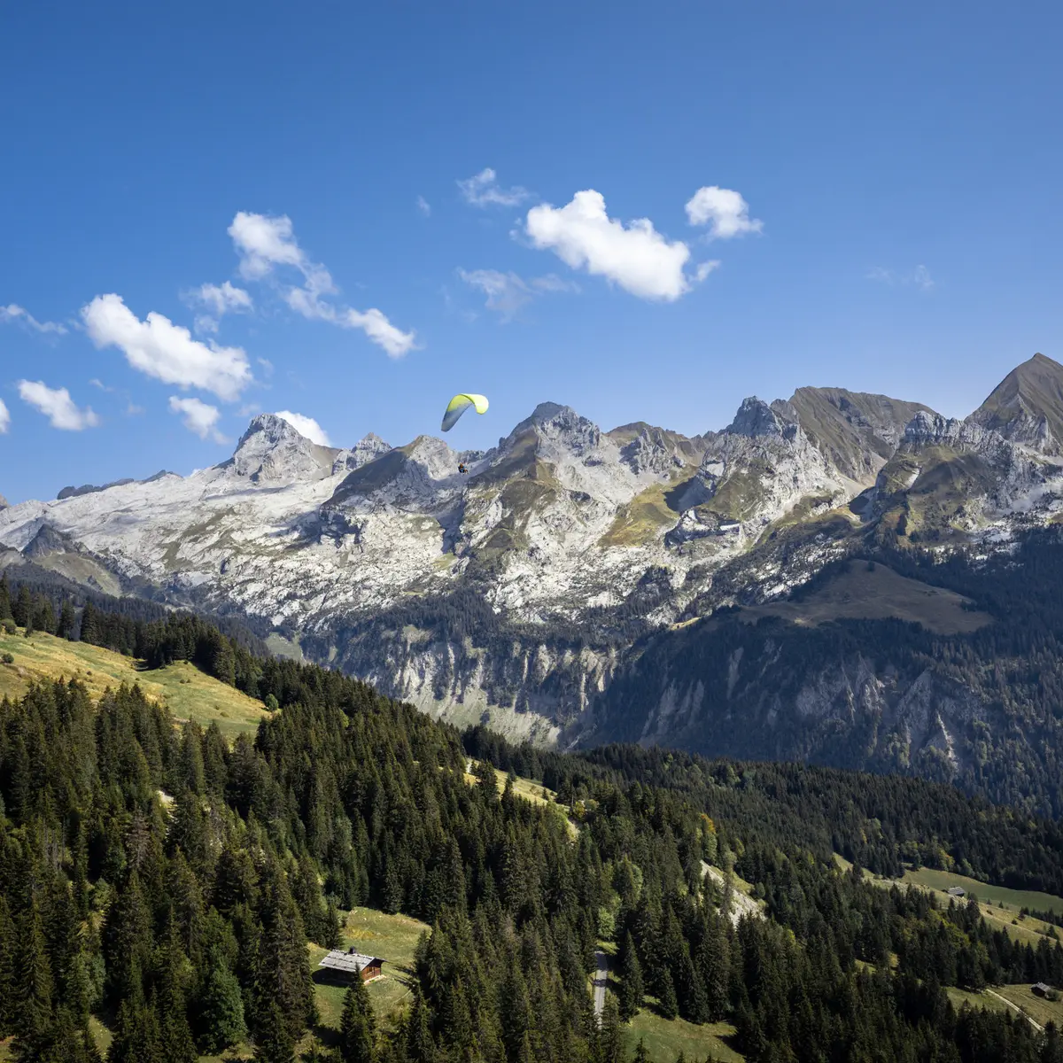 parapente au Grand-Bornand