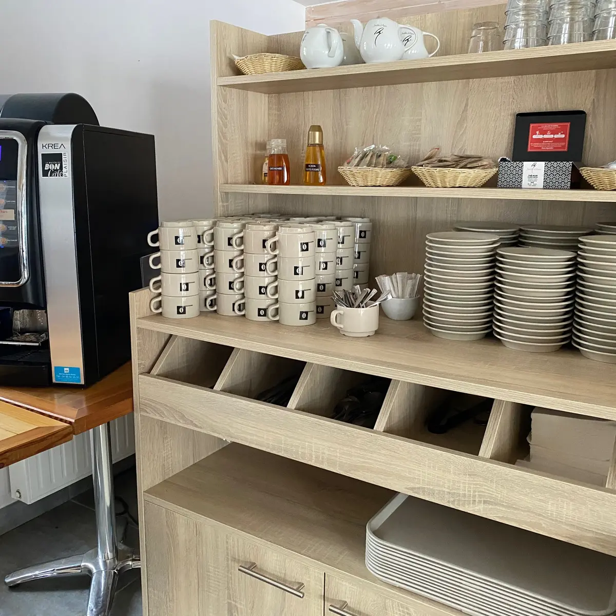 Salle Petit Déjeuner de l'Auberge du Montcalm