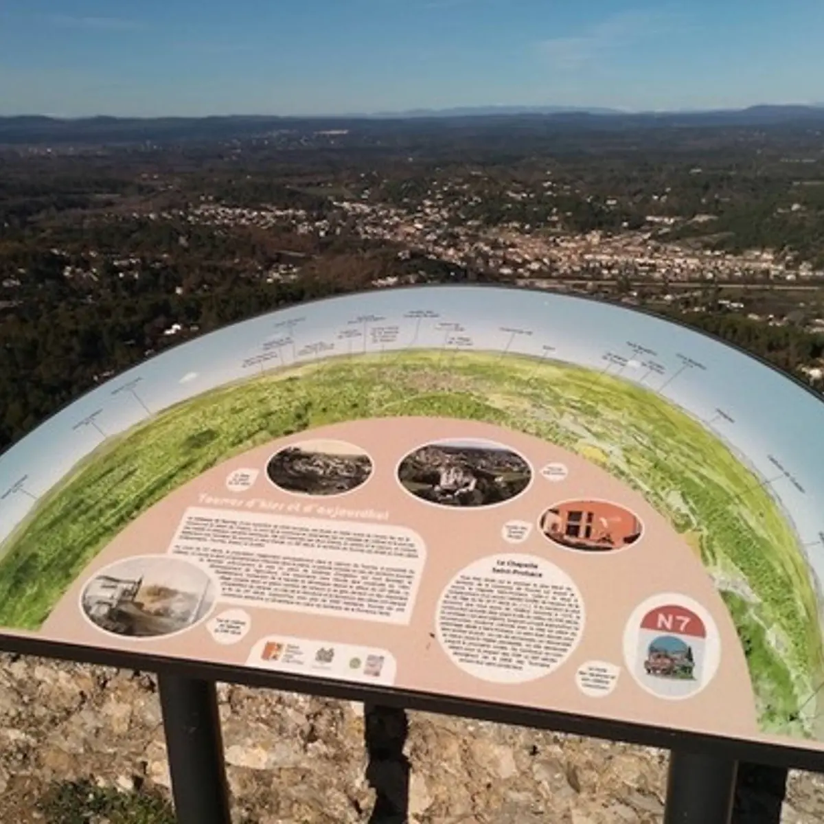 Table d'orientation de la chapelle