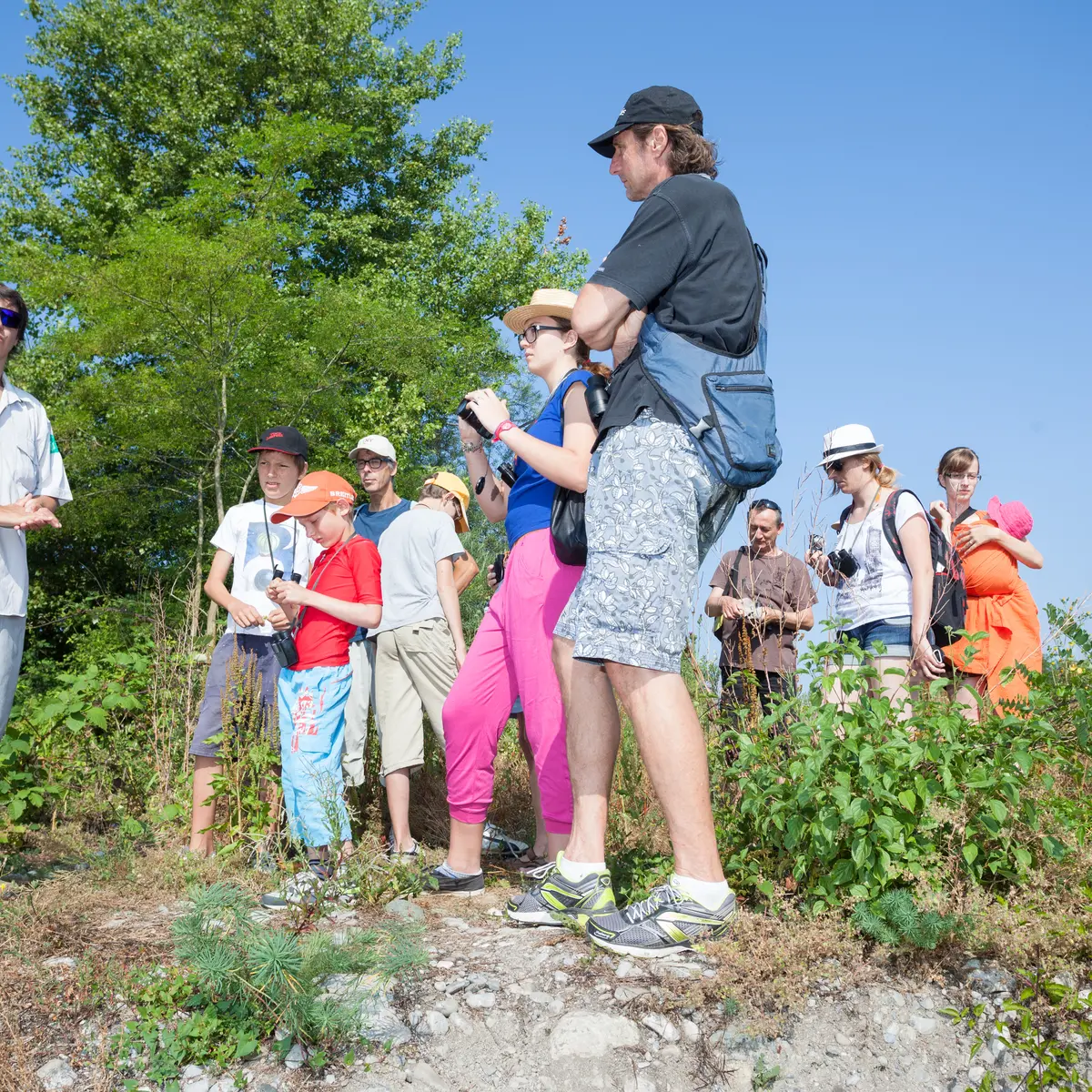 Visite de la réserve naturelle du delta de la Dranse