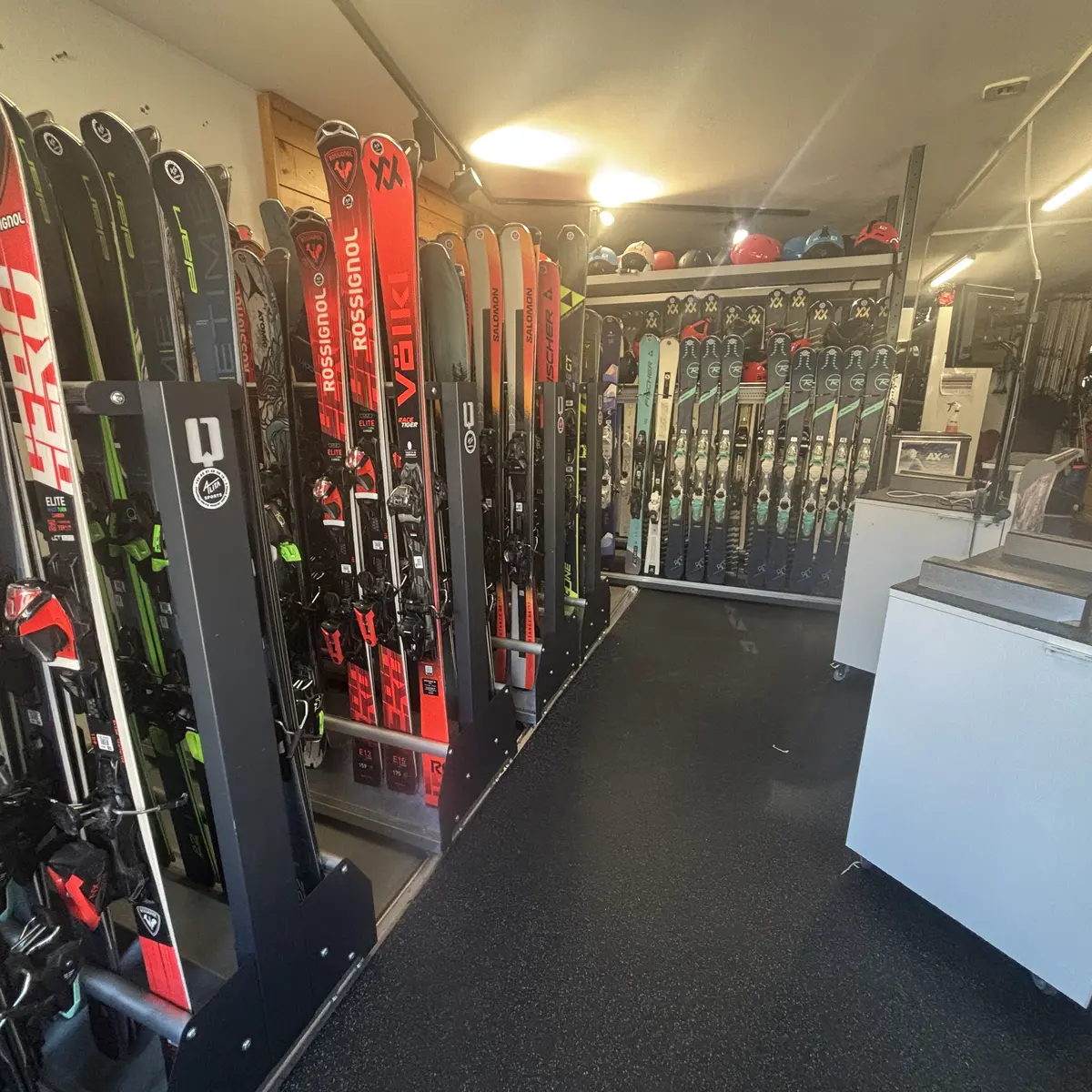 Parc matériel de skis