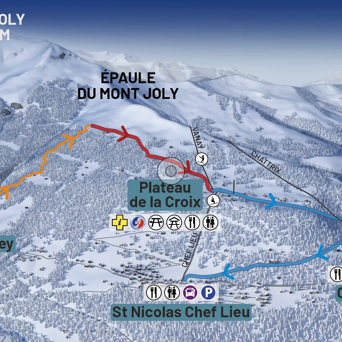 Itinéraire de ski de randonnée alpin - Le Planey / Porcherey