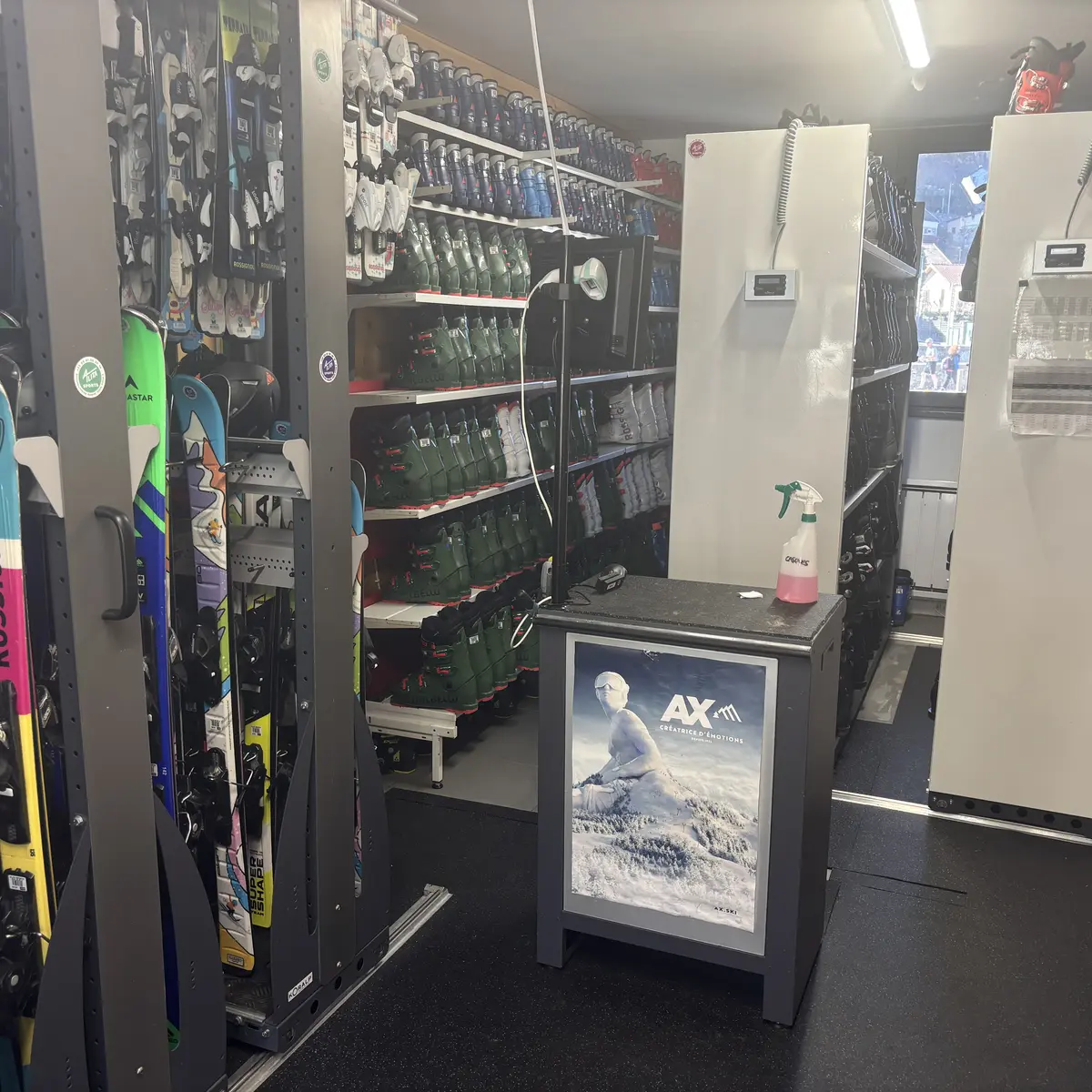 Parc matériel de skis