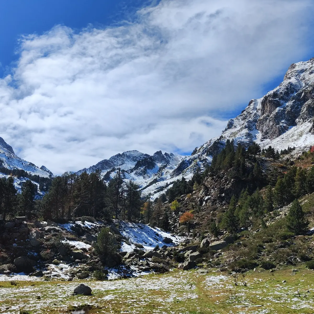 Vue sur le Roc Blanc