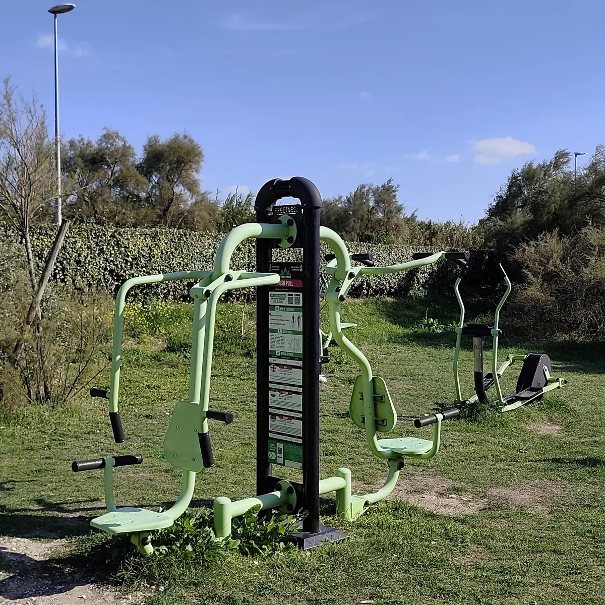 Espace de remise en forme en libre accès