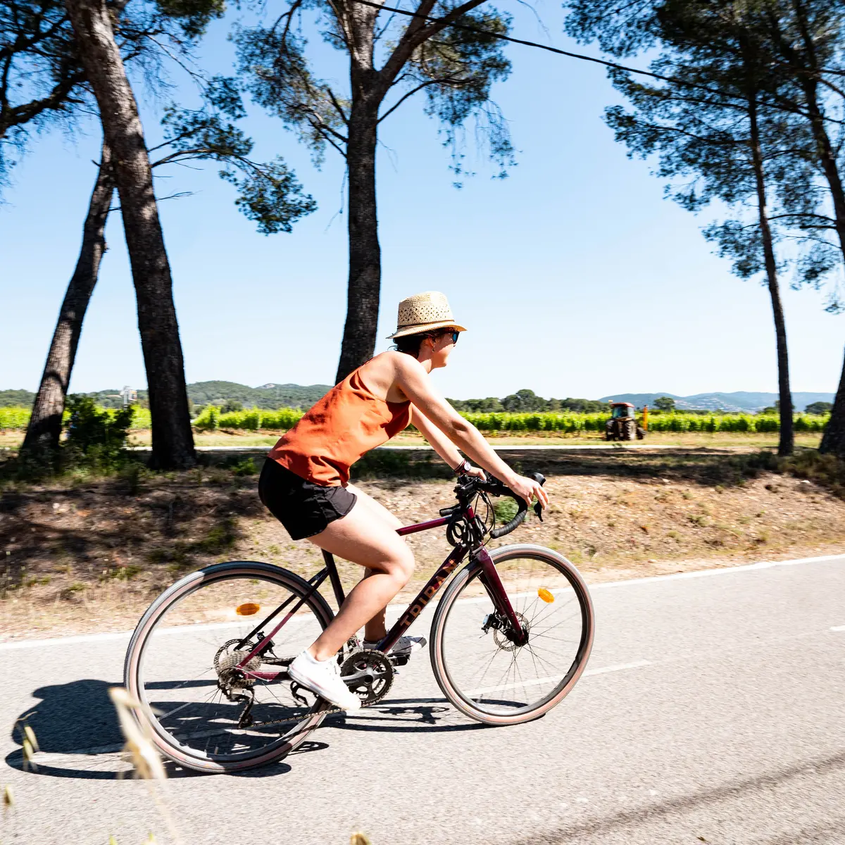 Les parcours à vélo en Méditerranée Porte des Maures