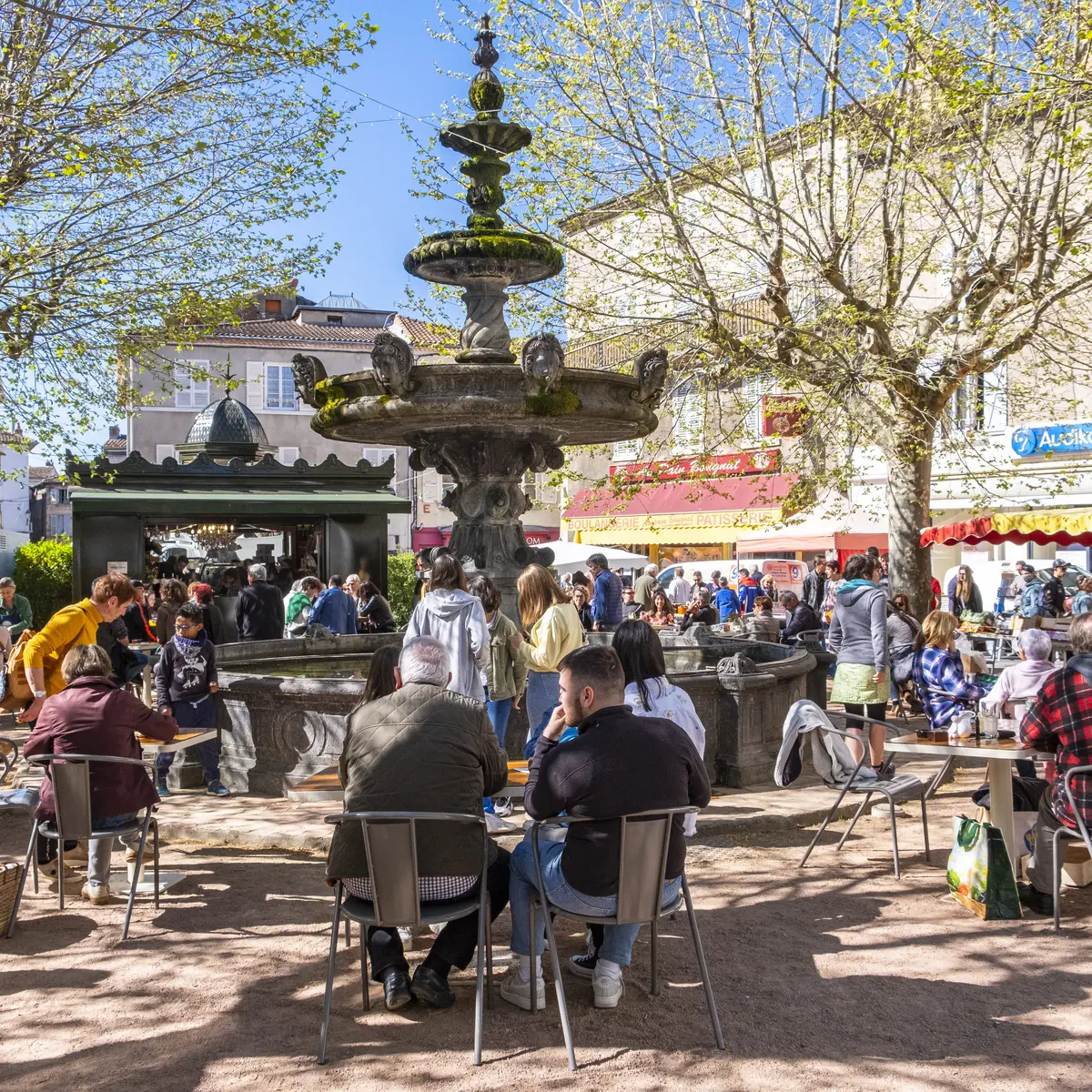 Marché du lundi matin à Billom