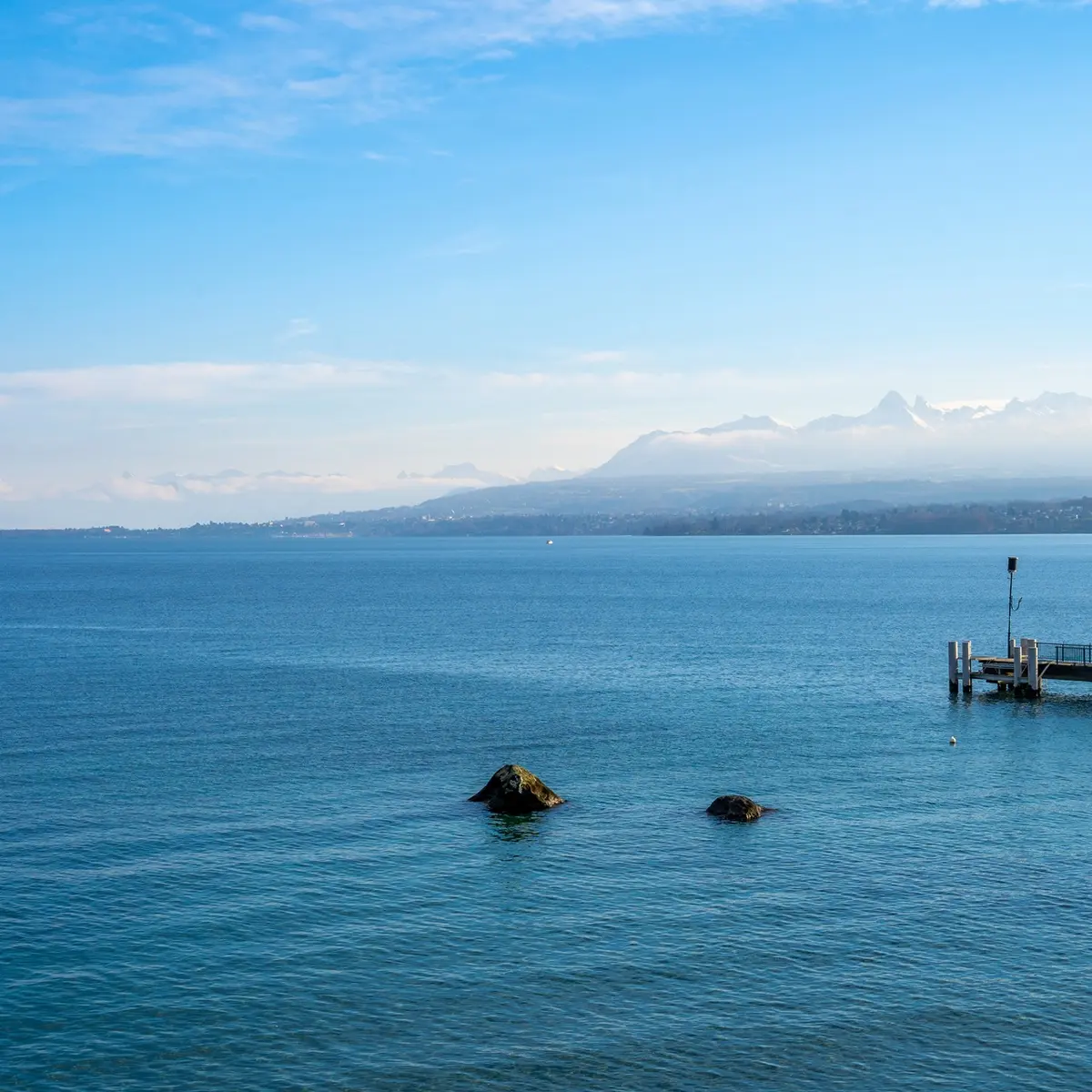 vue panoramique depuis la plage