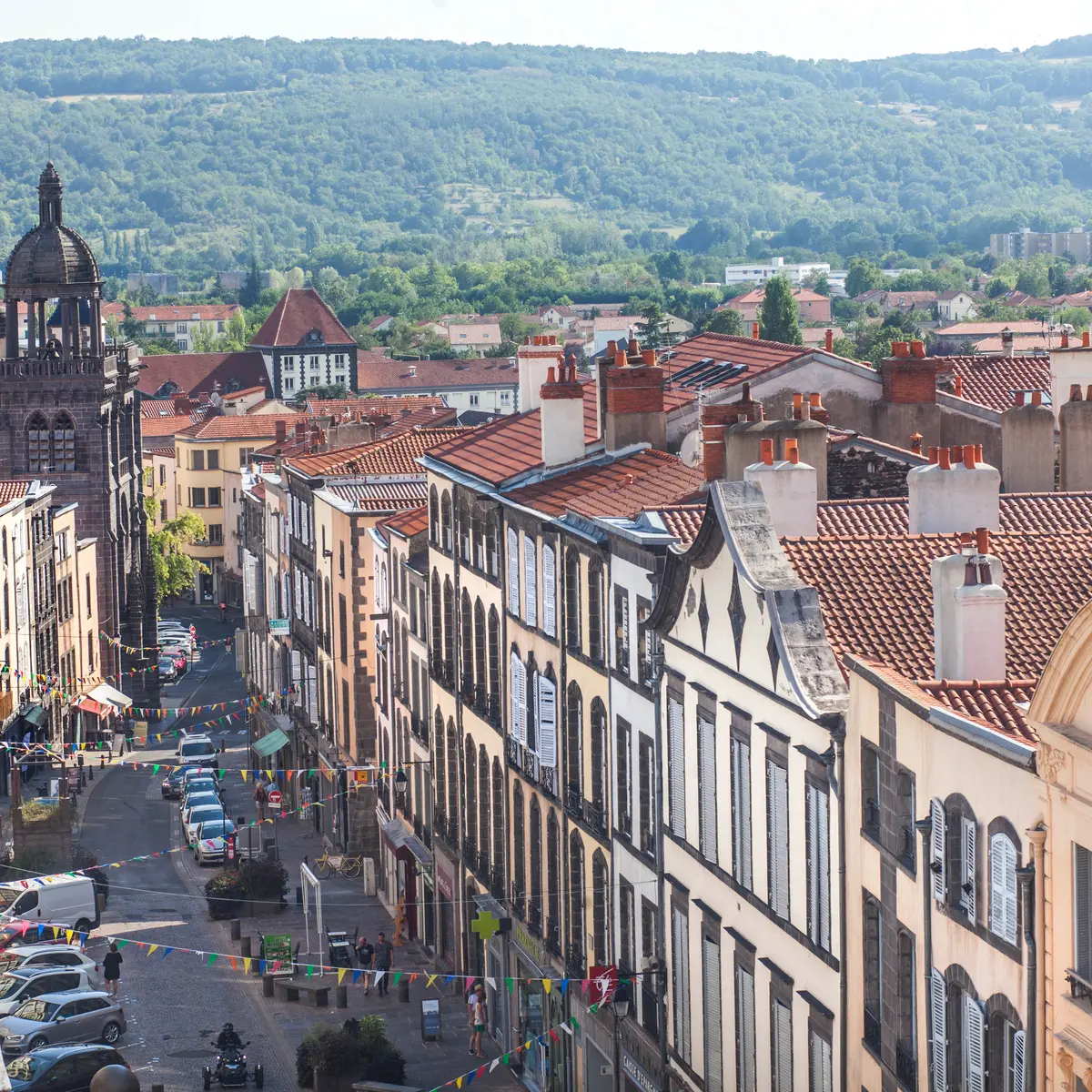 Vue depuis la tour de l'horloge