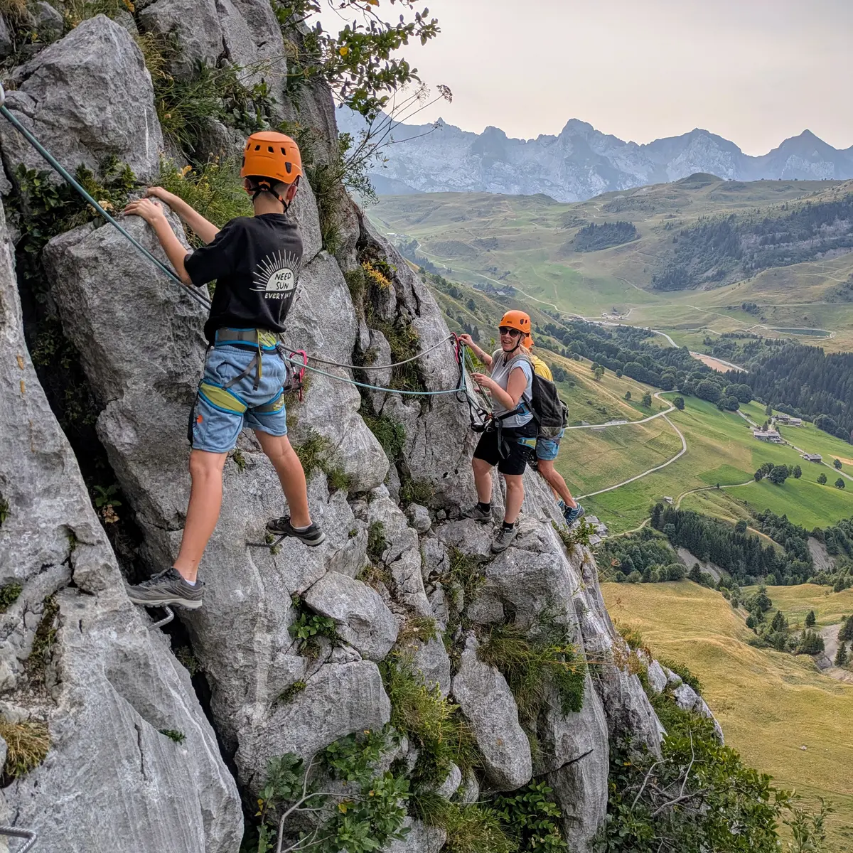 Panorama et alpages au Grand Bornand