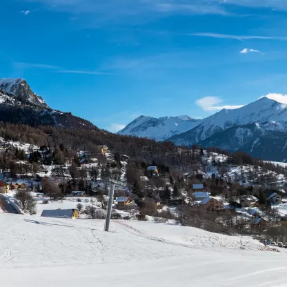 Station-village de Chaillol, vallée du Champsaur