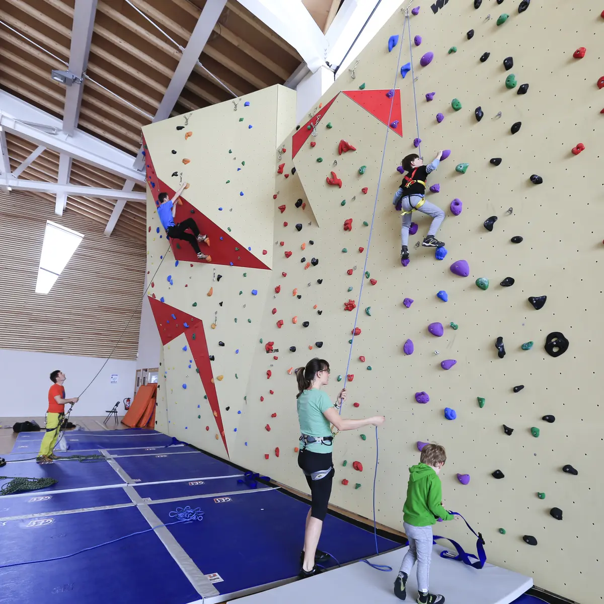 Mur d'escalade